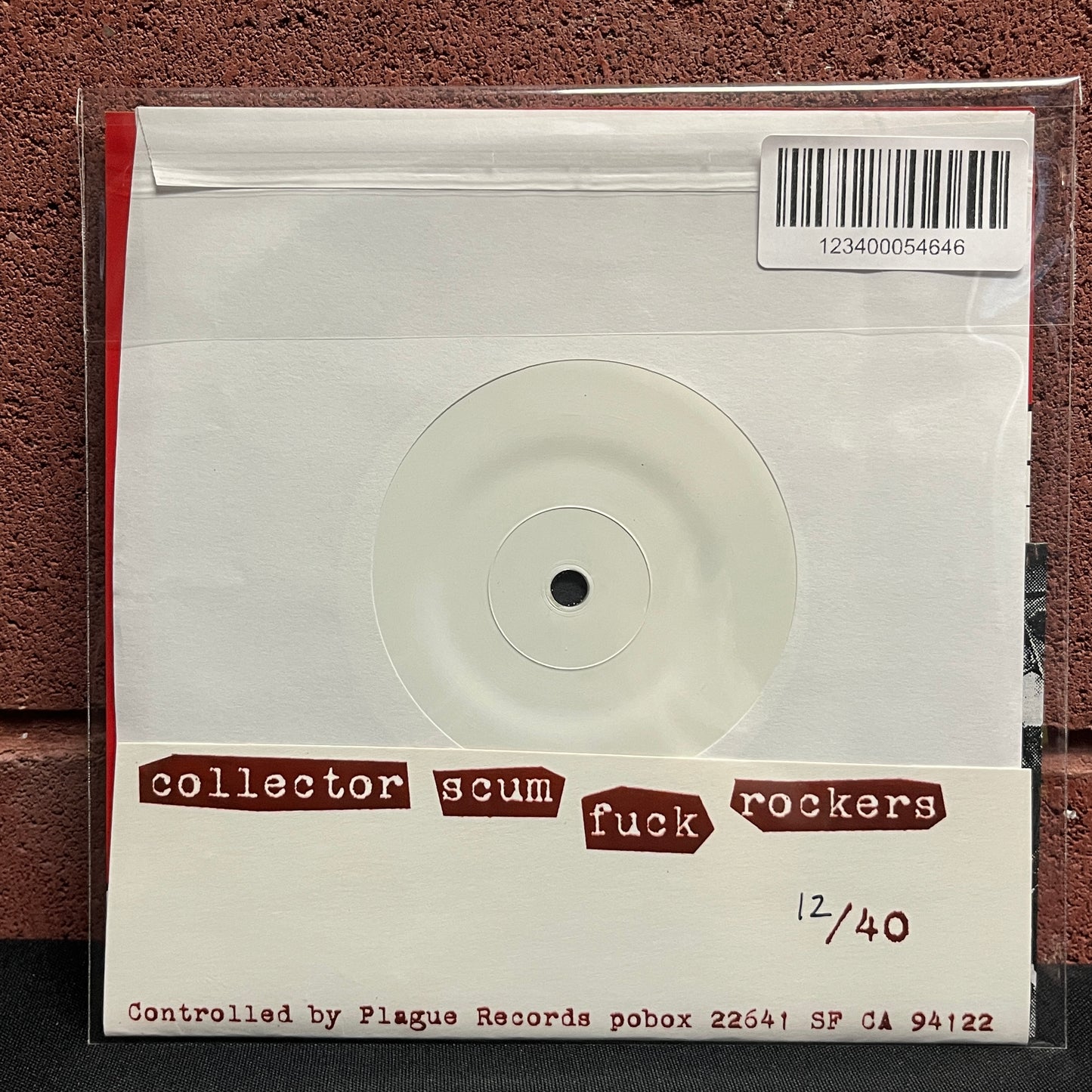 Used Vinyl: Funeral Shock "S/T" 7" (Test Press - Clear vinyl)