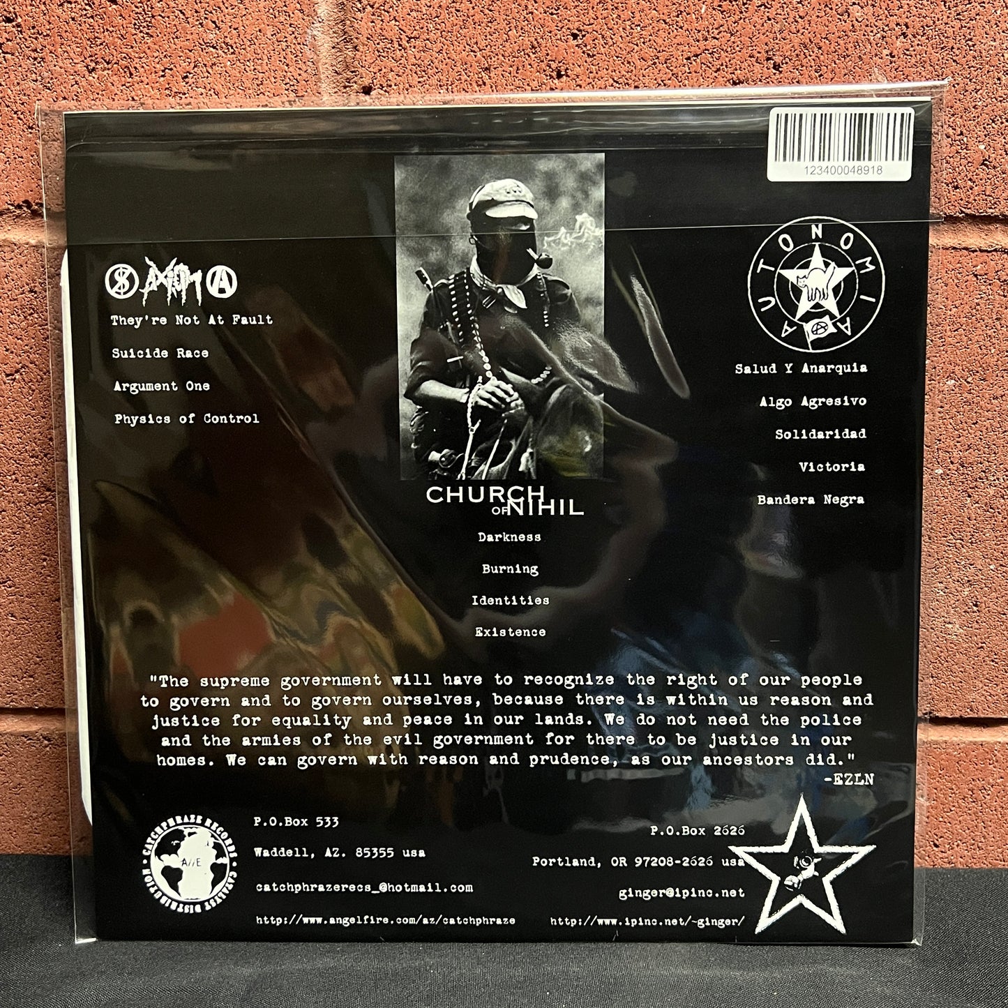 Used Vinyl: Axiiom / Church Of Nihil / Autonomia "3-Way Split" LP