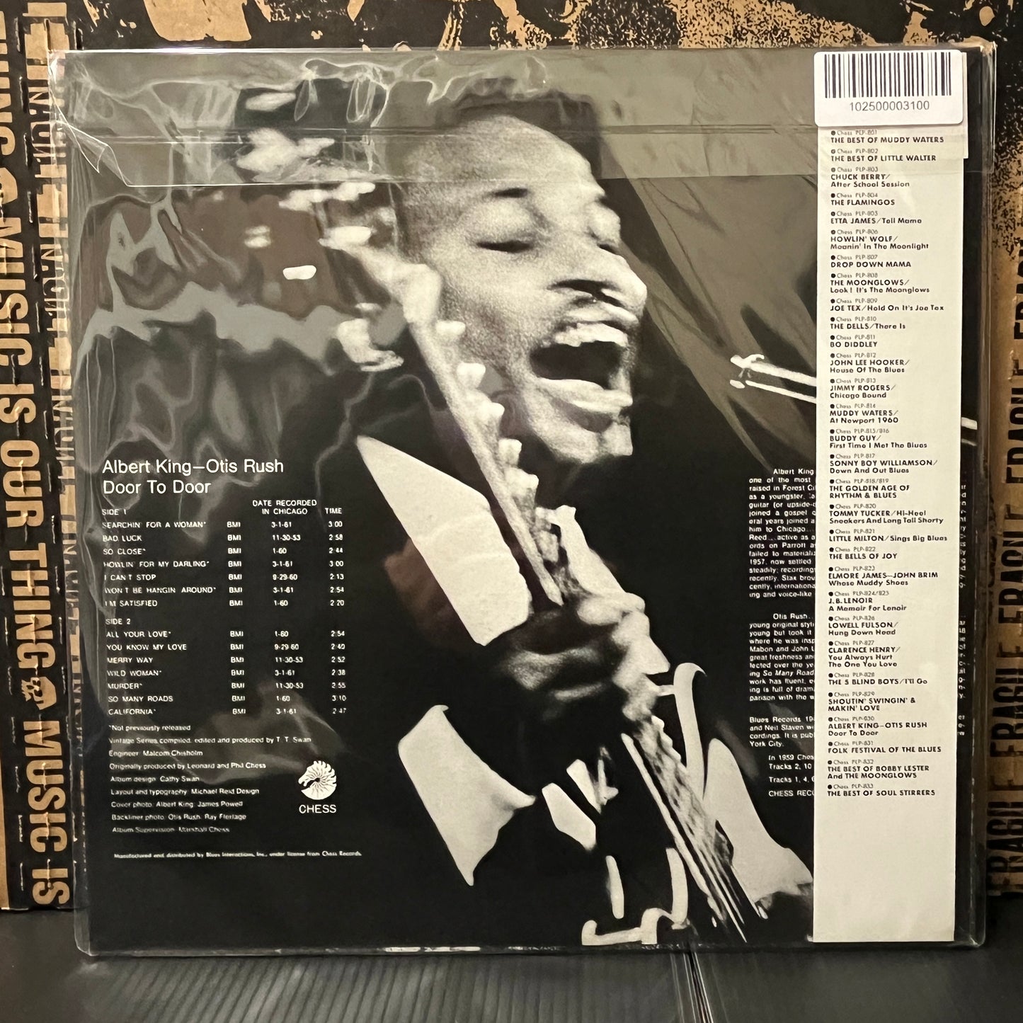 Used Vinyl: Albert King / Otis Rush "Door To Door" LP (1983 Japanese Press)