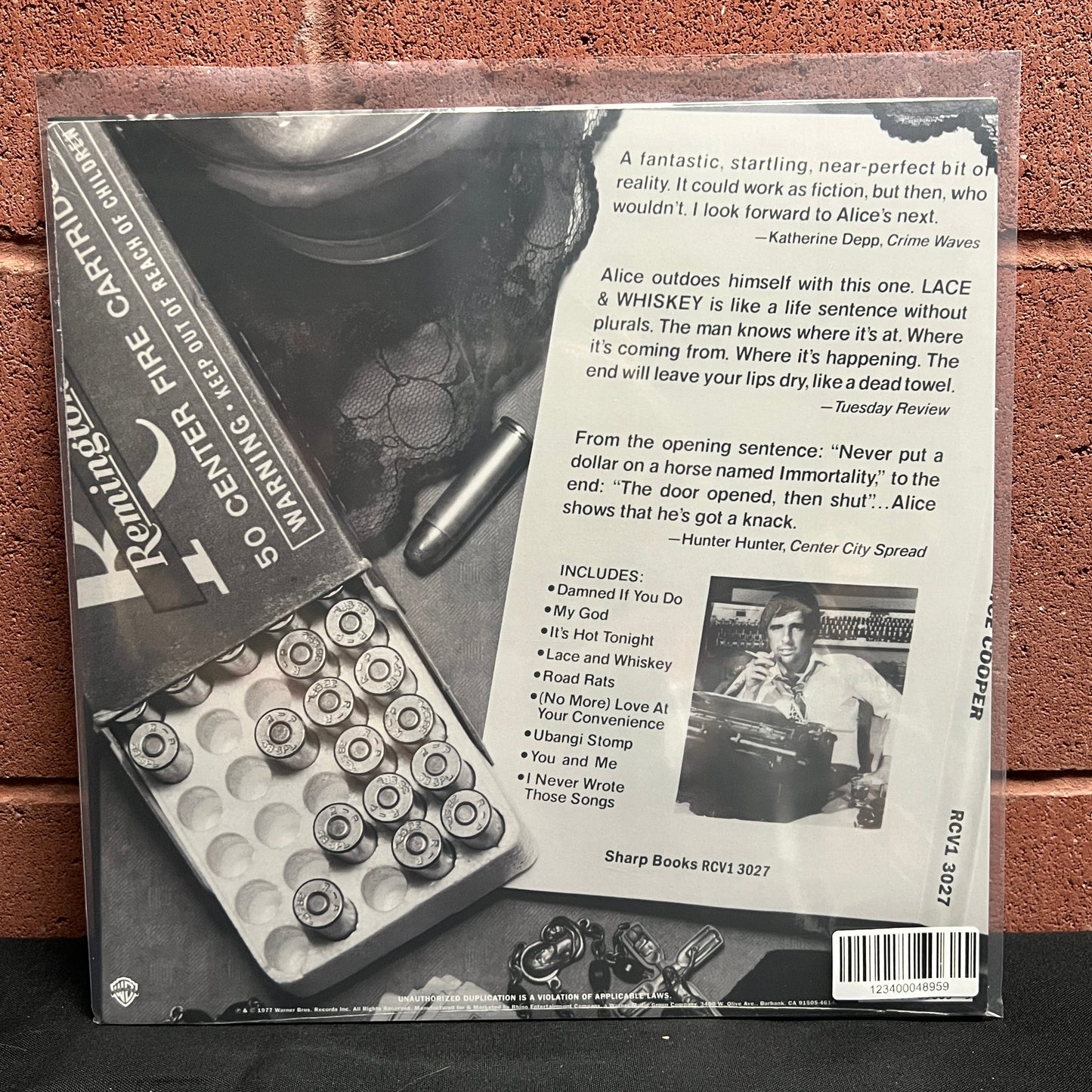 Used Vinyl: Alice Cooper "Lace And Whiskey" LP (Whiskey Brown Vinyl)