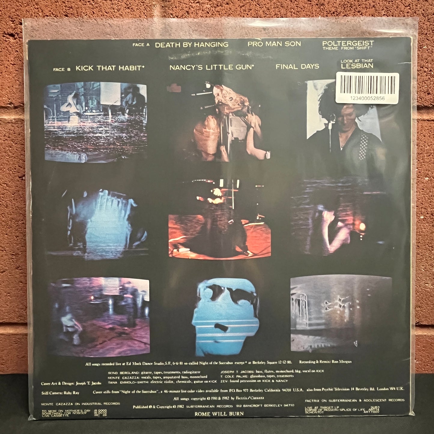 Used Vinyl: Factrix and Monte Cazazza "California Babylon" LP (Original pressing)