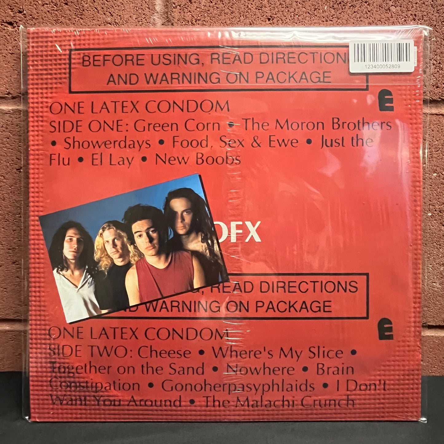 Used Vinyl: NOFX "Ribbed" LP (Blue vinyl, from 2013 box set)