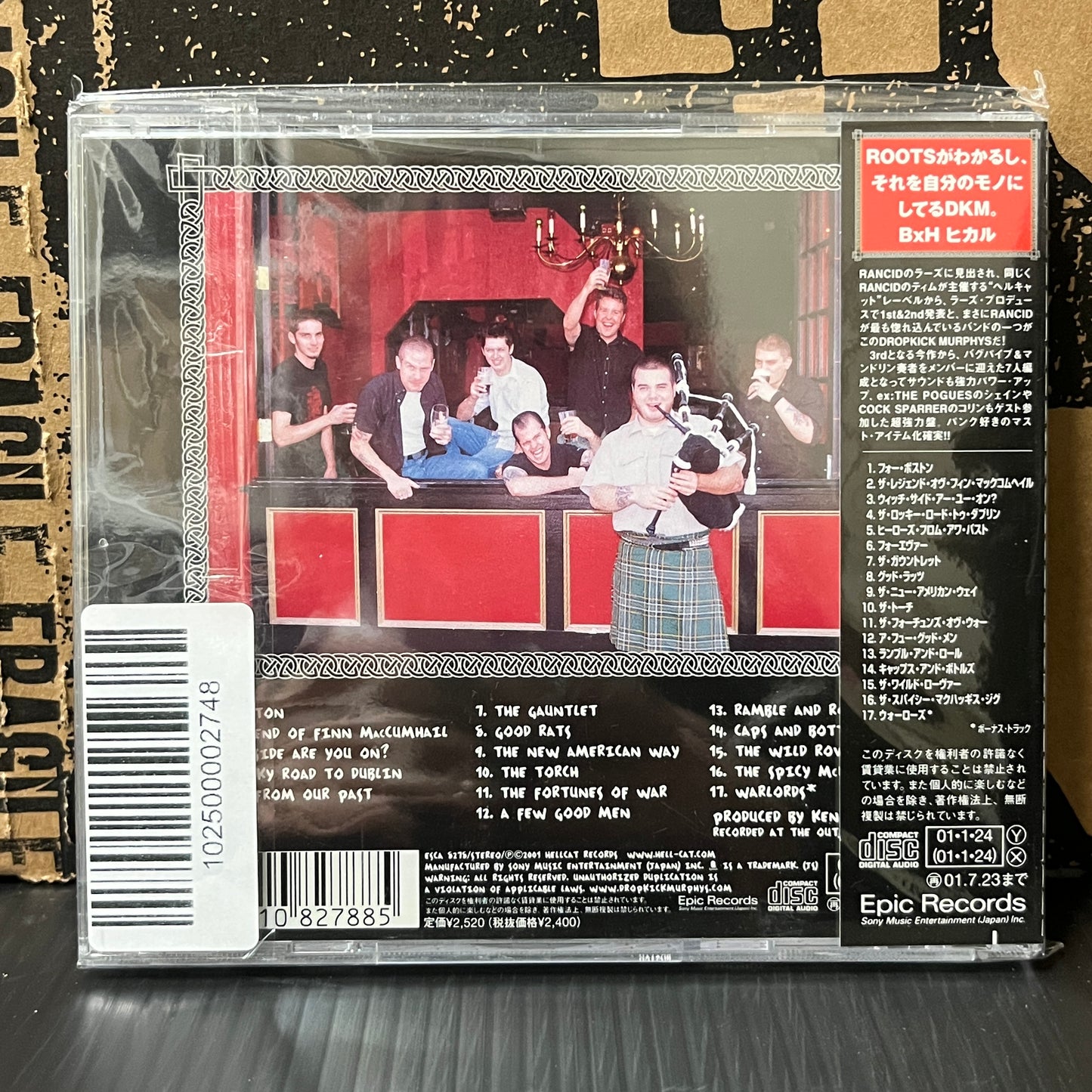 Used CD: Dropkick Murphys "Sing Loud, Sing Proud!" CD (2001 Japanese Press w/ Bonus Tracks)