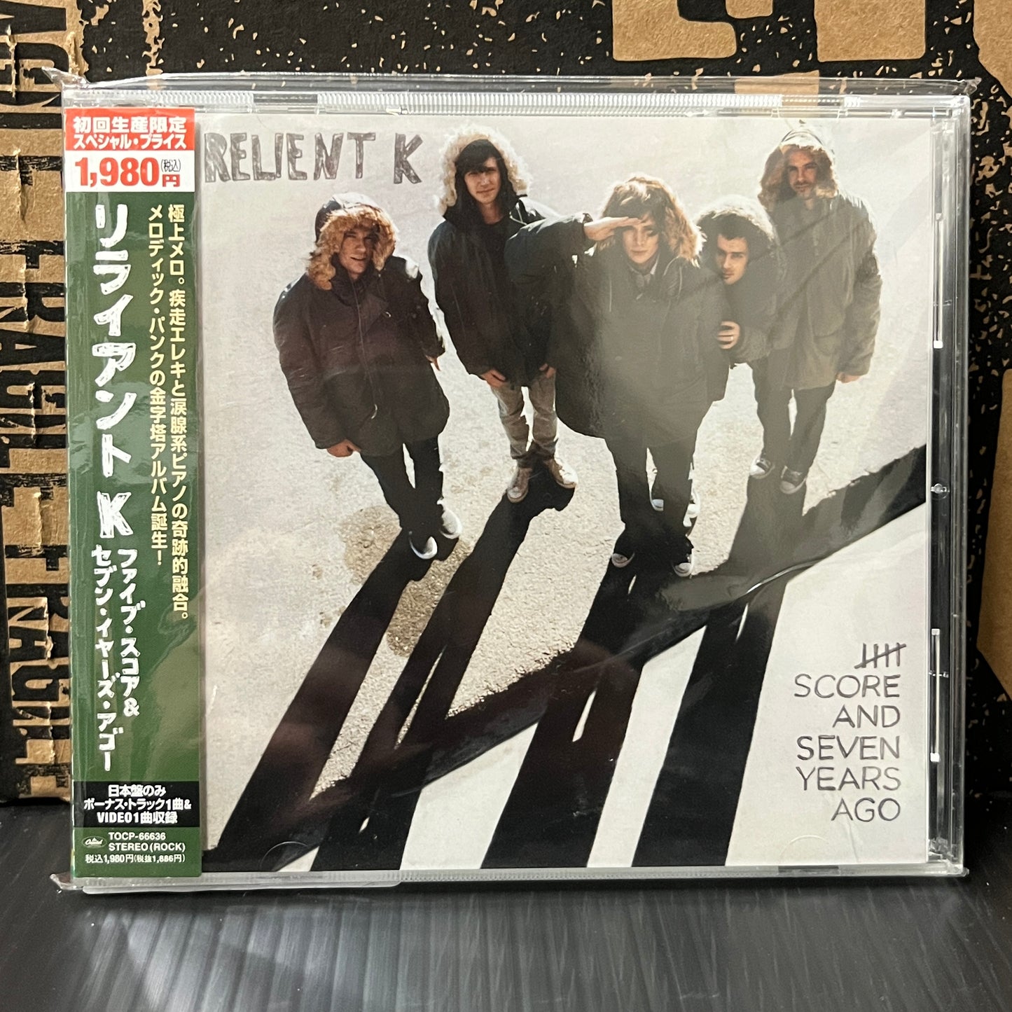 Used CD: Relient K "Five Score And Seven Years Ago" CD (2007 Japanese Press w/ Bonus Tracks)