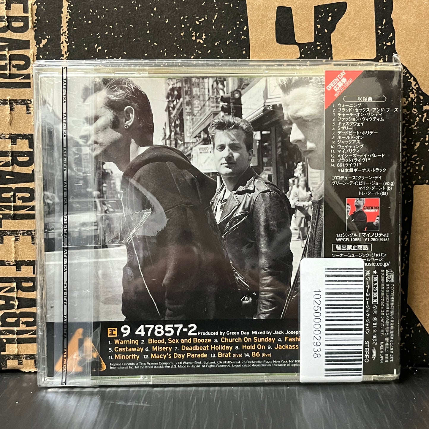 Used CD: Green Day "Warning" CD (2000 Japanese Press w/ Bonus Tracks)