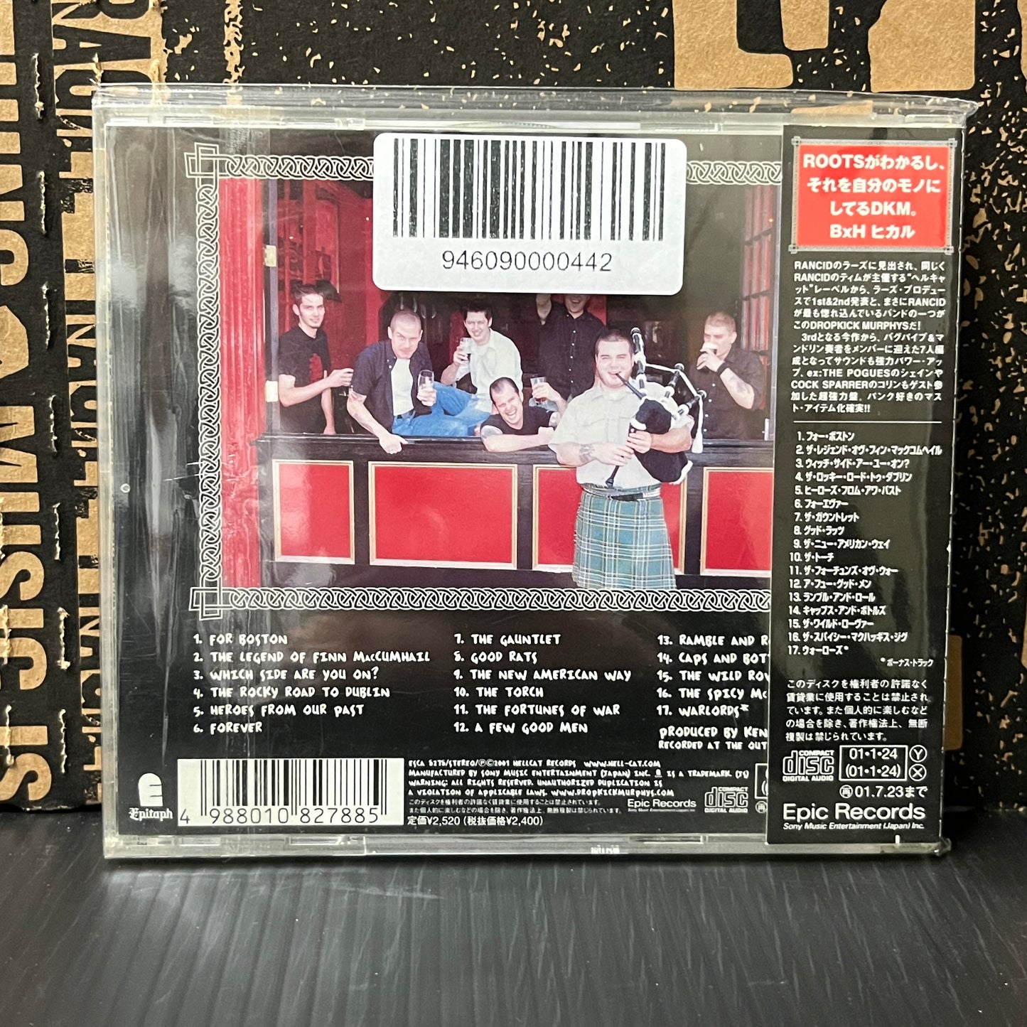 Used CD: Dropkick Murphys "Sing Loud, Sing Proud!" CD (2001 Japanese Press w/ Bonus Tracks)