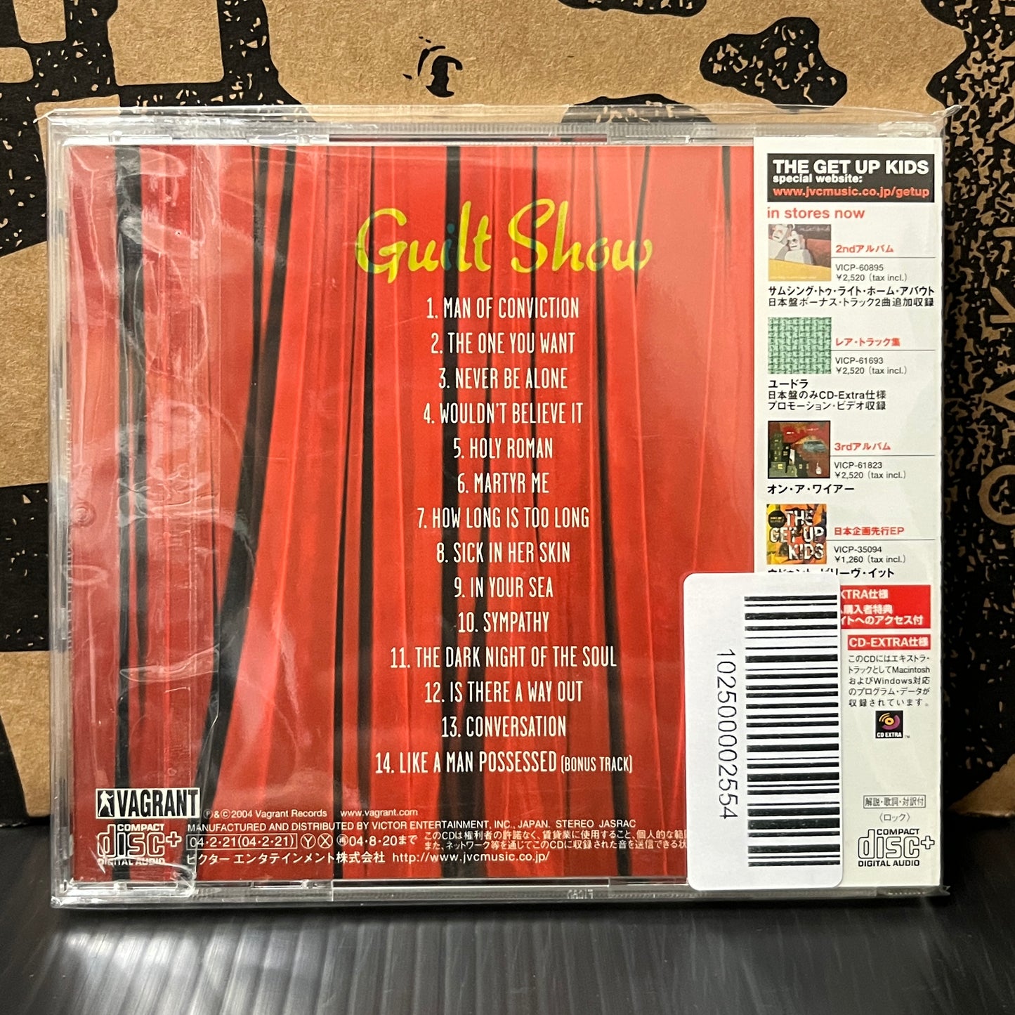 Used CD: The Get Up Kids "Guilt Show" CD (2004 Japanese Press w/ Bonus Track)