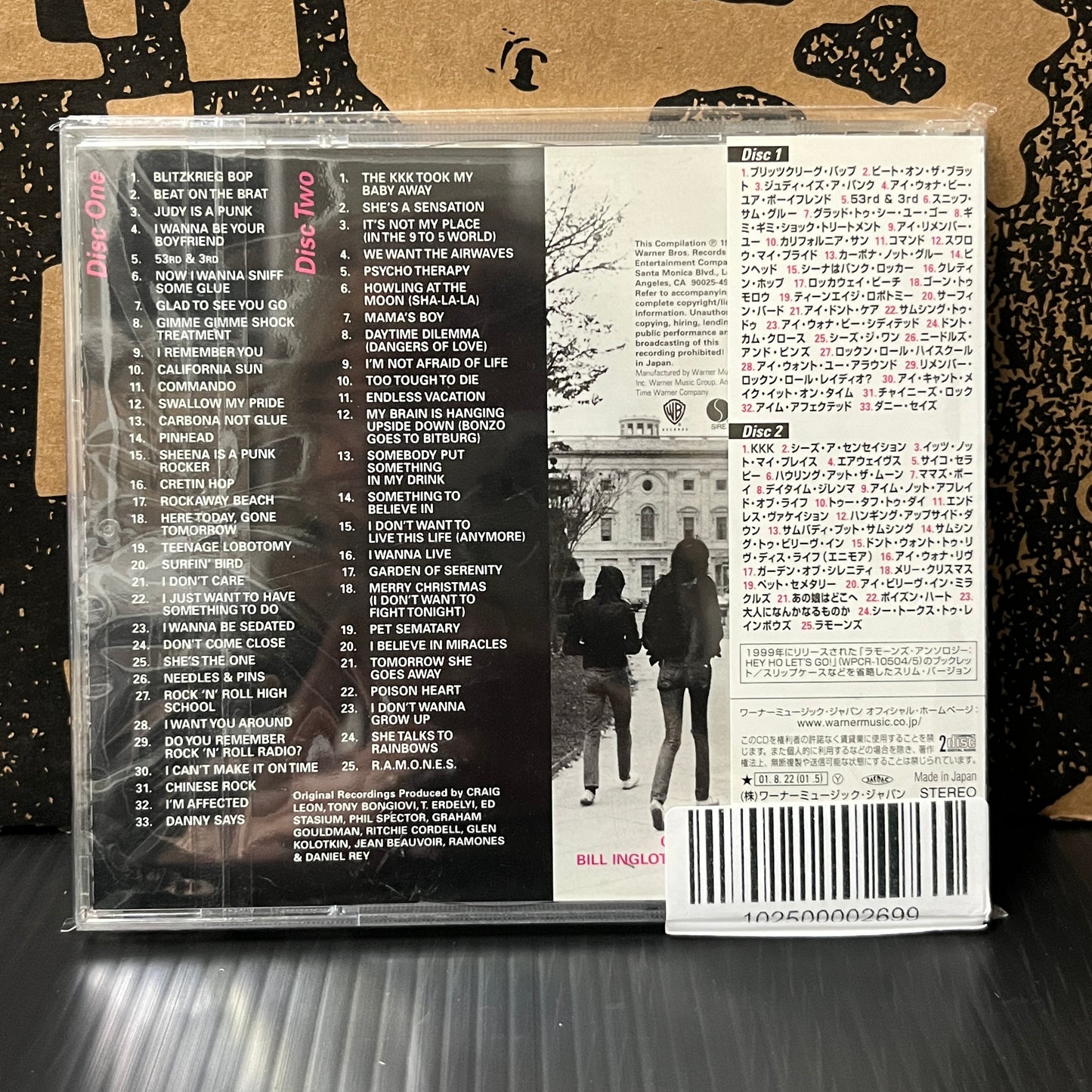 Used CD: Ramones "Anthology" 2xCD (2001 Japanese Press)