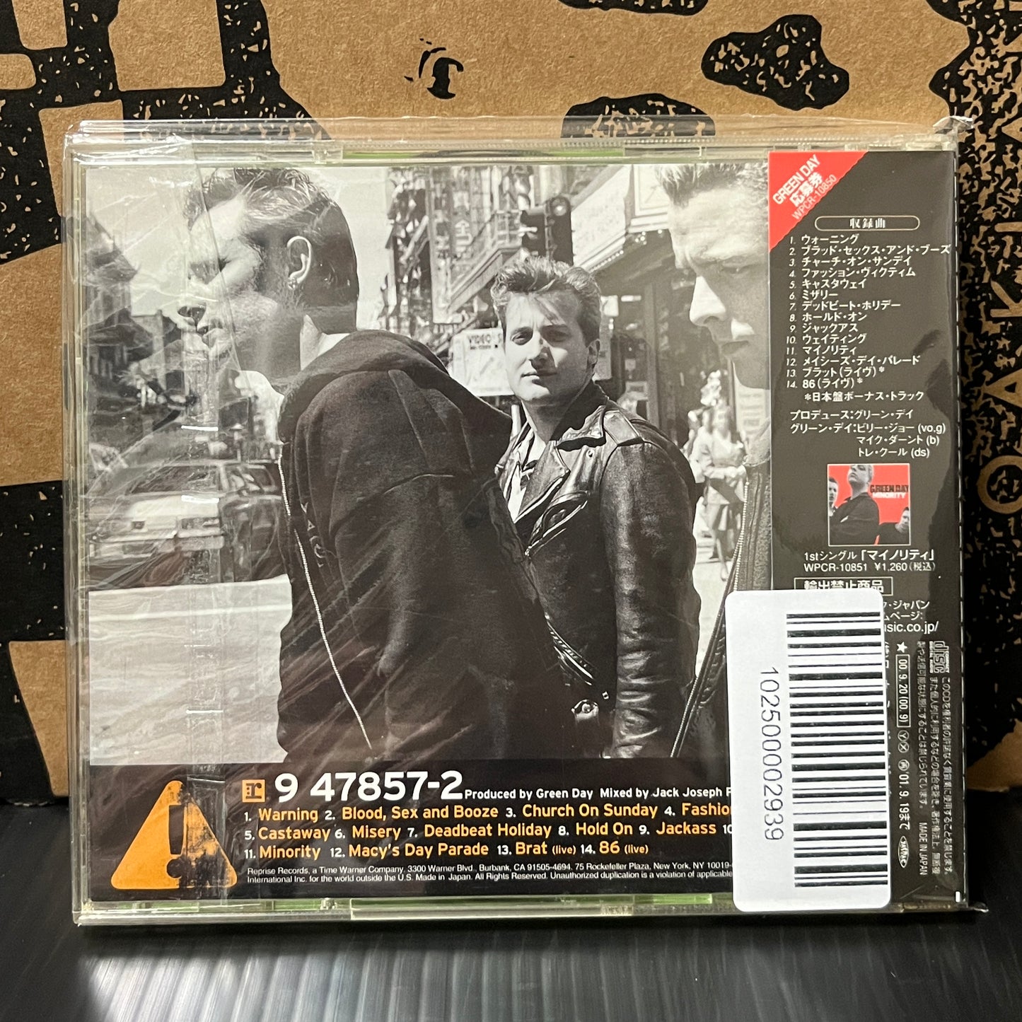 Used CD: Green Day "Warning" CD (2000 Japanese Press w/ Bonus Tracks)