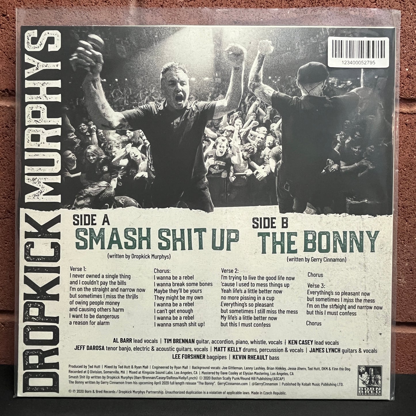 Used Vinyl: Dropkick Murphys "Smash Shit Up" 12" Single (Black vinyl)