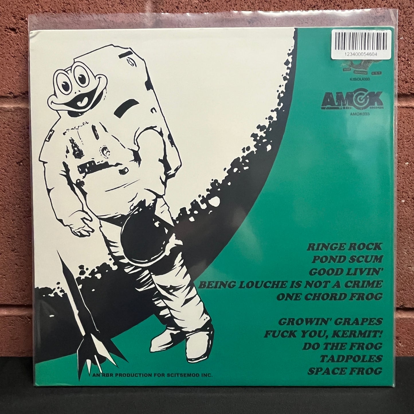 Used Vinyl: Froggy & The Ringes "Ringe Rock Pond Scum" LP (Green Vinyl)