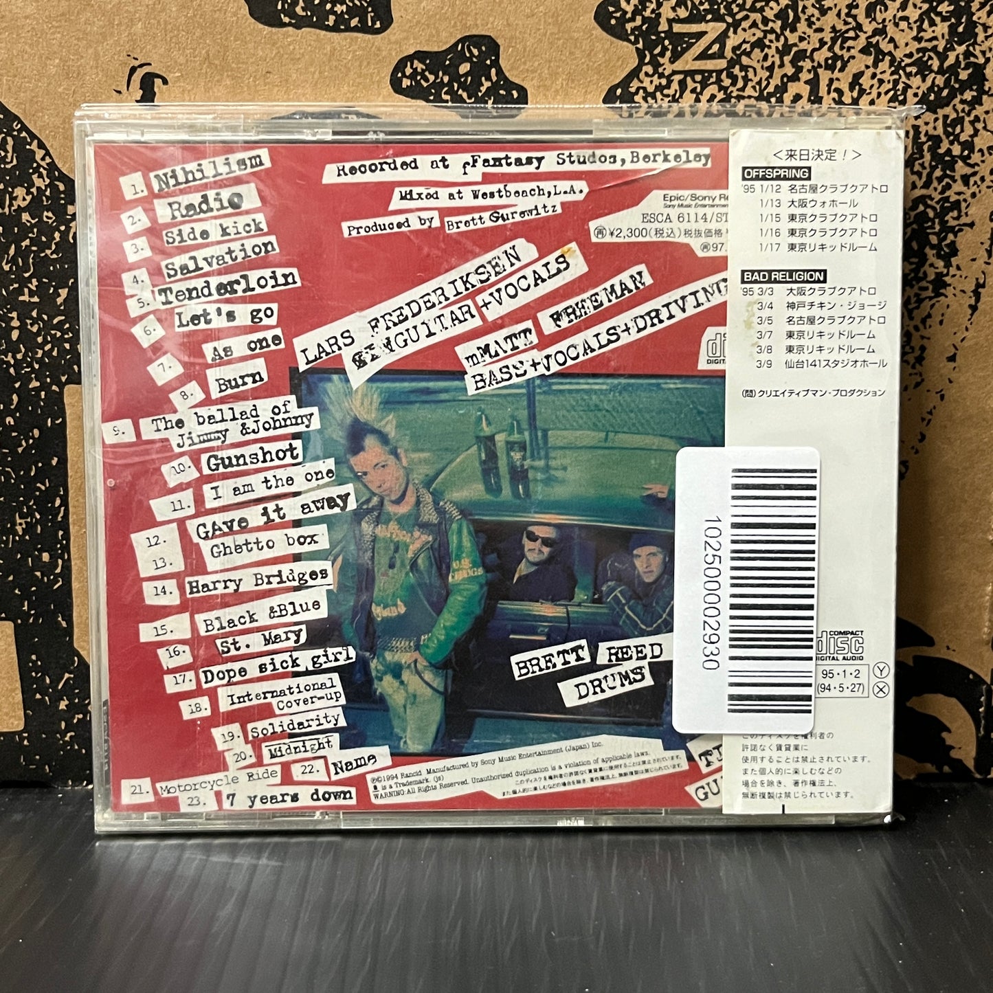 Used CD: Rancid "Let's Go" CD (1995 Japanese Press)