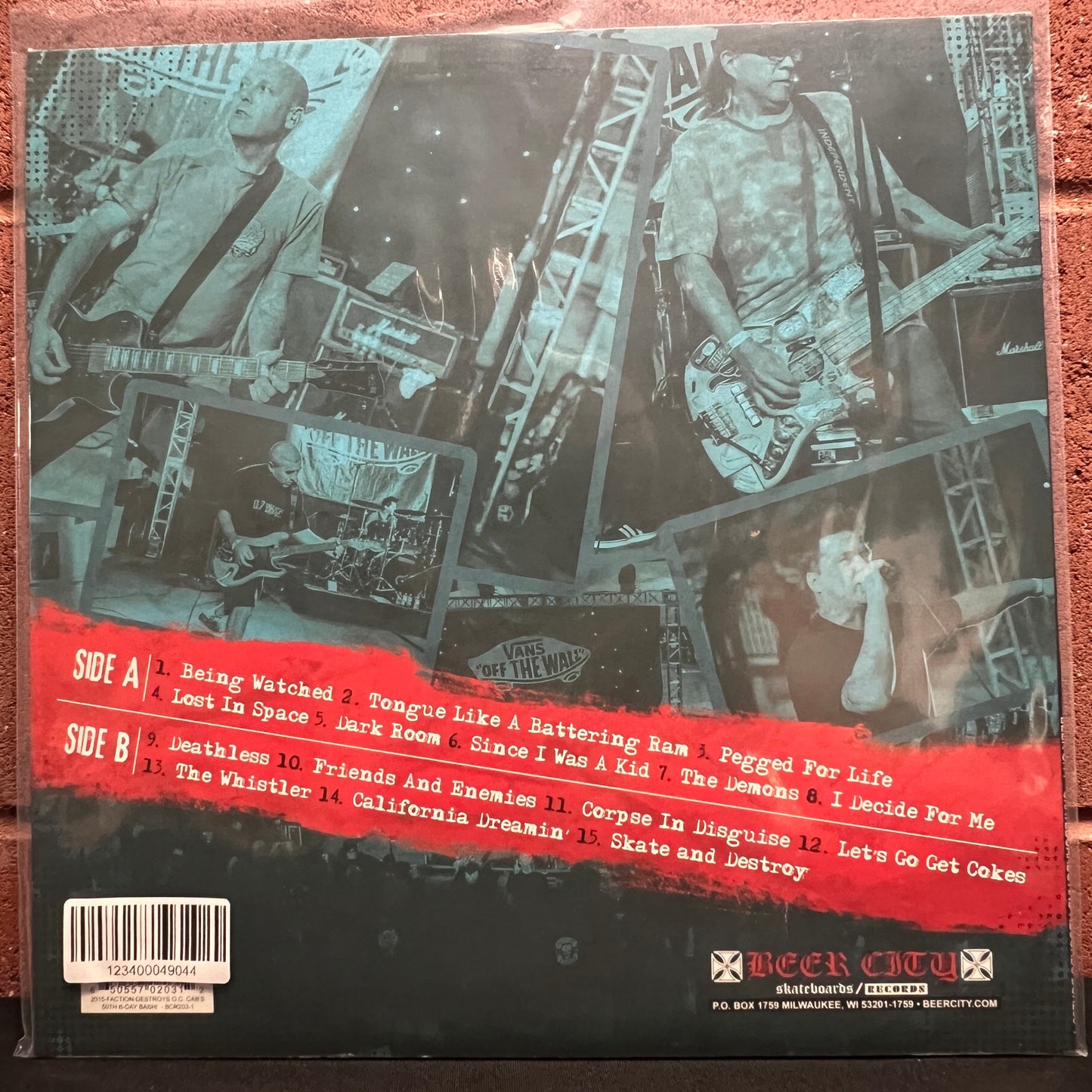 Used Vinyl: The Faction "Destroys O.C. Cab's 50th B-Day Bash!" LP (Clear Vinyl)