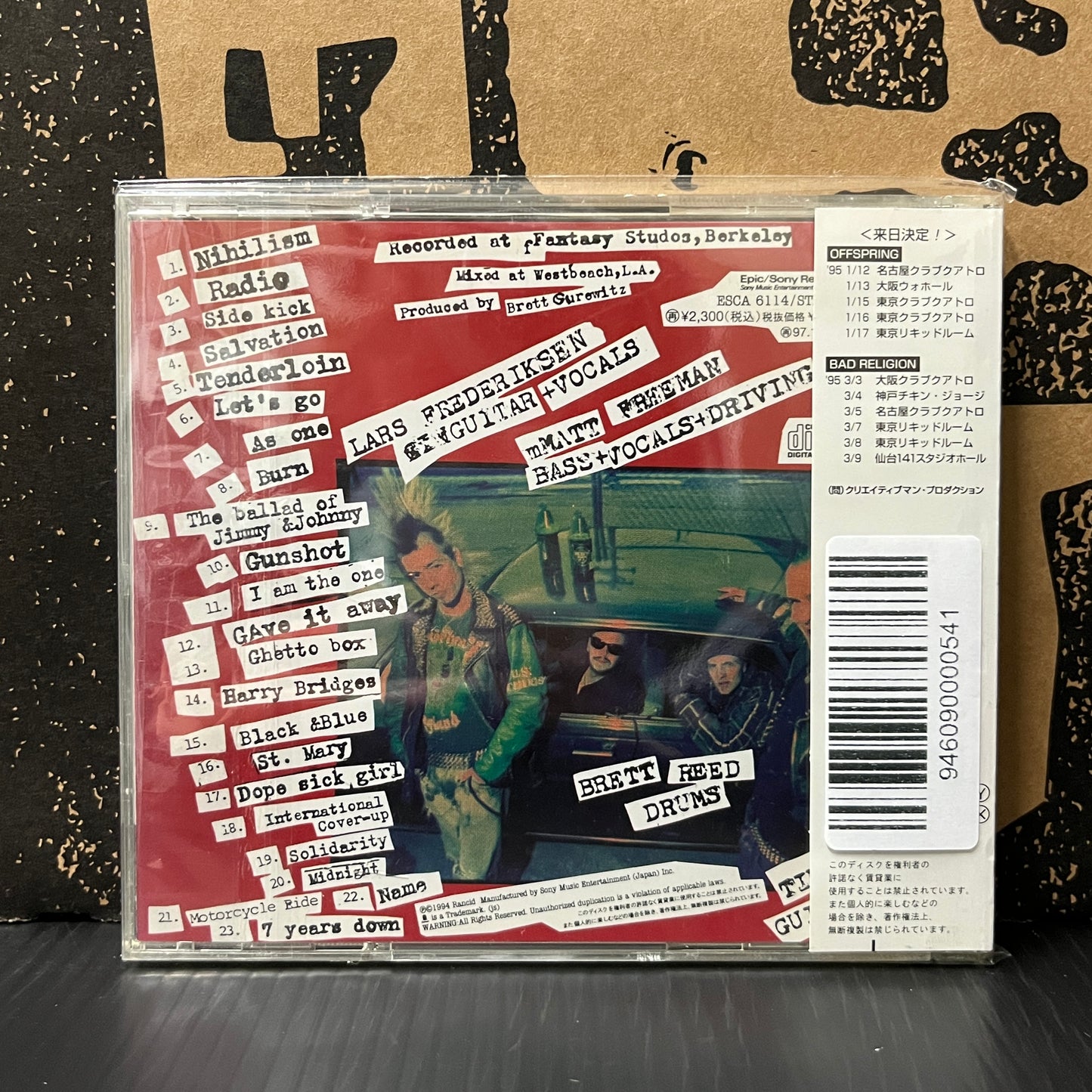 Used CD: Rancid "Let's Go" CD (1995 Japanese Press)