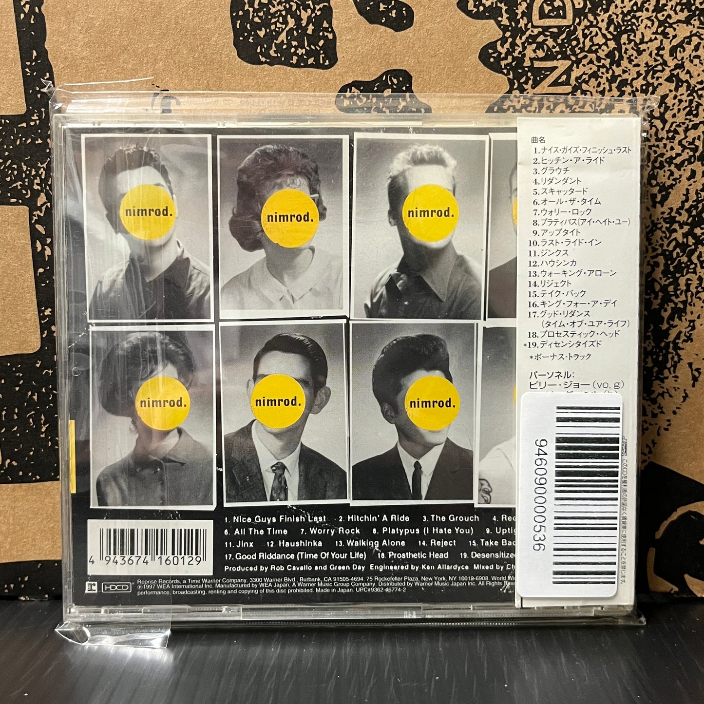 Used CD: Green Day "Nimrod." CD (1997 Japanese Press w/ Bonus Track)