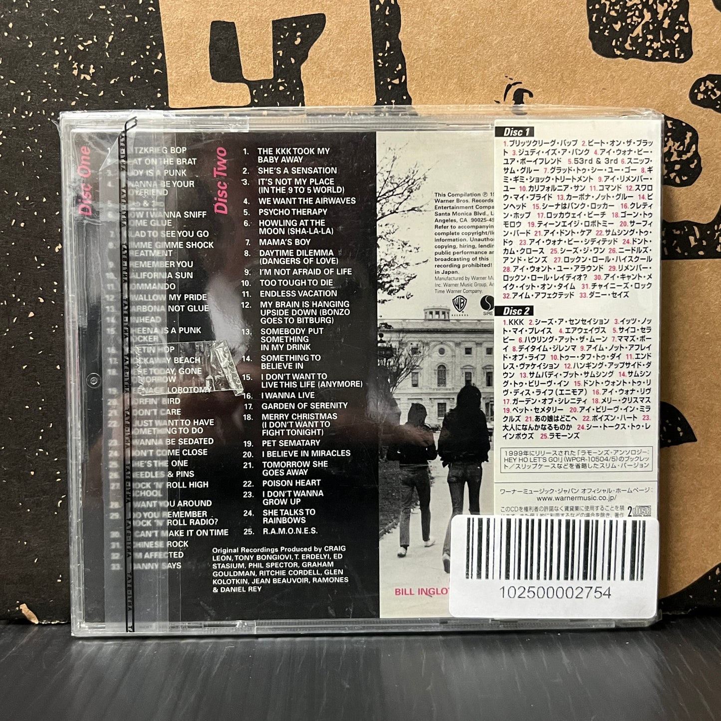 Used CD: Ramones "Anthology" 2xCD (2001 Japanese Press)