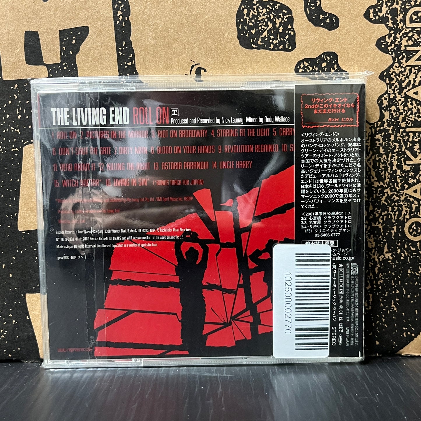 Used CD: The Living End "Roll On" CD (2000 Japanese Press w/ Bonus Track)