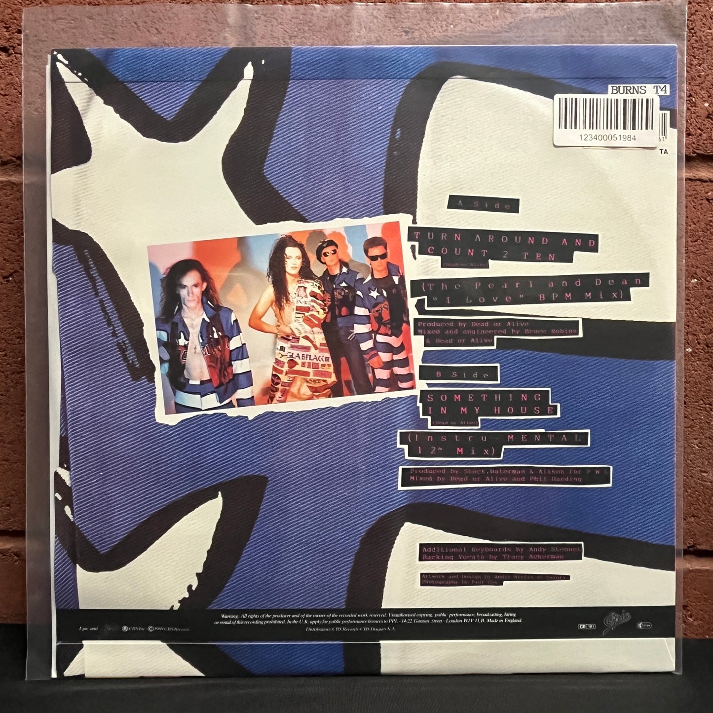 Used Vinyl: Dead Or Alive "Turn Around And Count 2 Ten (The Pearl And Dean "I Love"-BPM Mix)" 12" (1988 UK Press)
