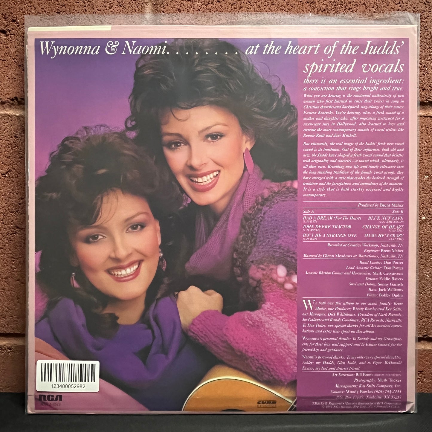 Used Vinyl: Wynonna and Naomi Judd "The Judds" LP