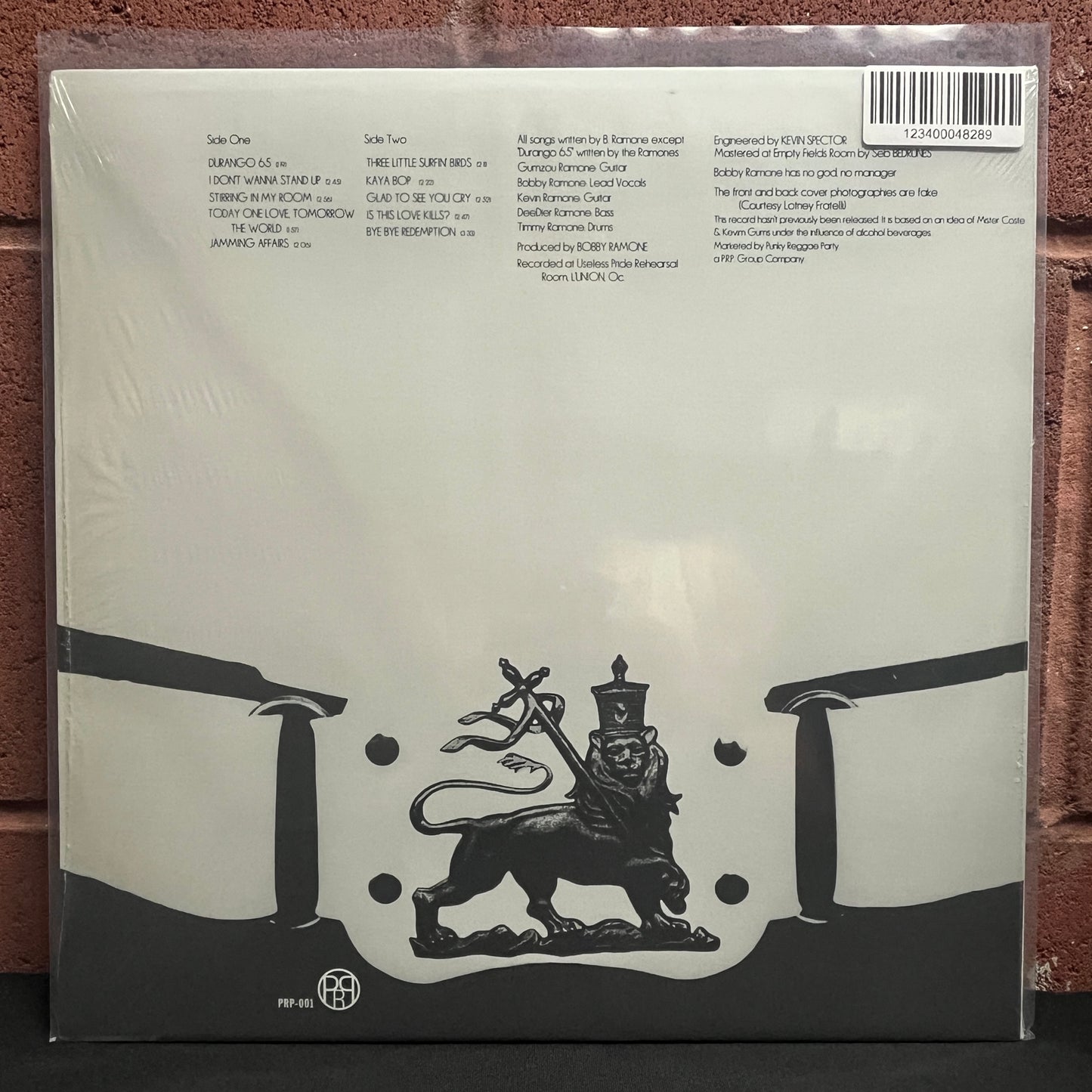 Used Vinyl: Bobby Ramone "Rocket To Kingston" LP (Red w/Yellow & Green Splatter Vinyl)