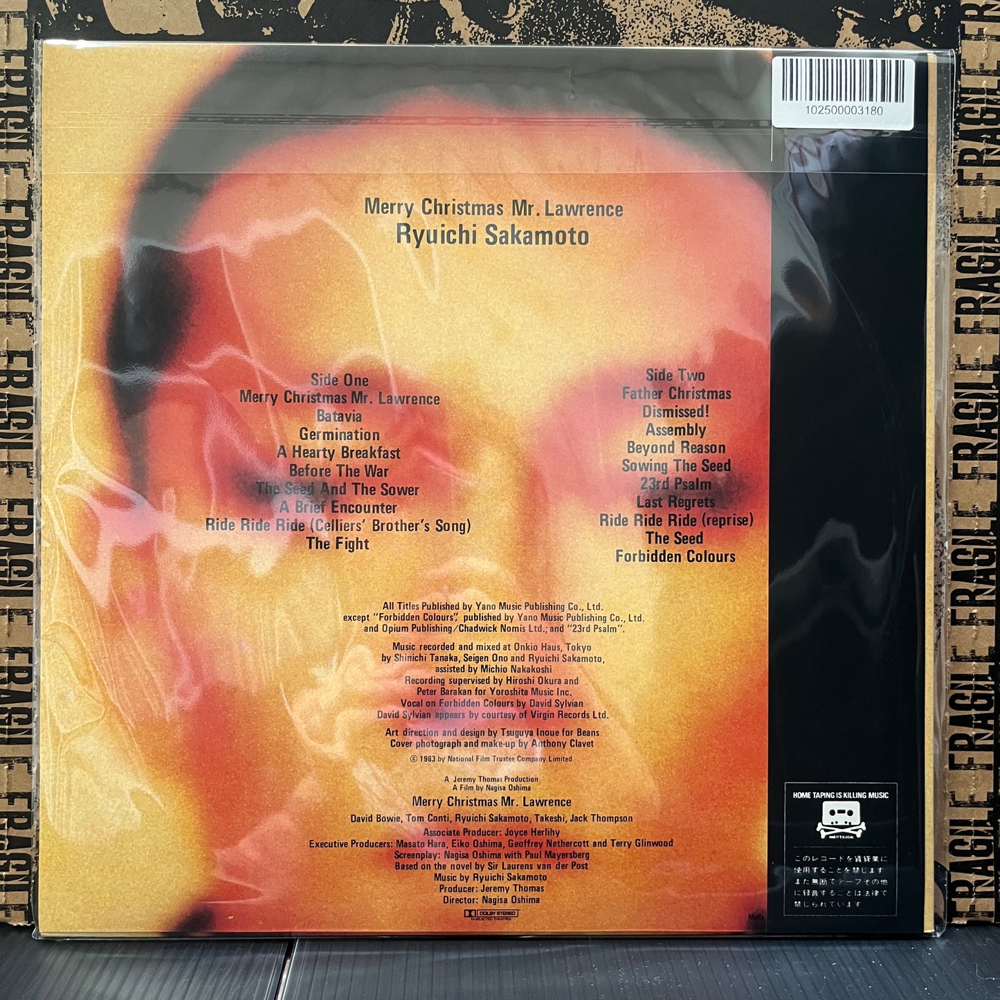 Used Vinyl: Ryuichi Sakamoto "Merry Christmas Mr. Lawrence" LP (1983 Japanese Press)