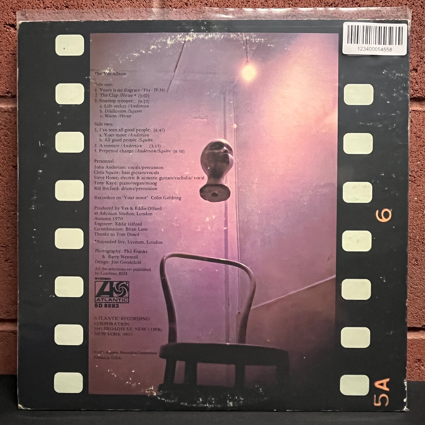 Used Vinyl: Yes "The Yes Album" LP