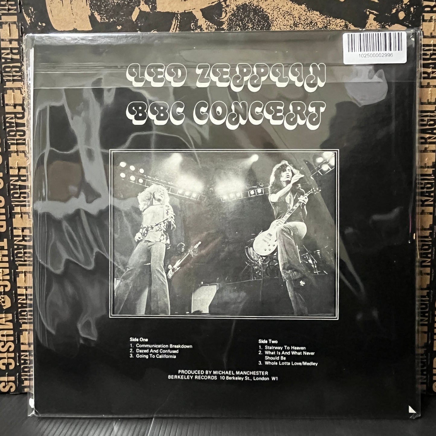 Used Vinyl: Led Zeppelin "Led Zepplin BBC Concert" LP (1975 UK Press)