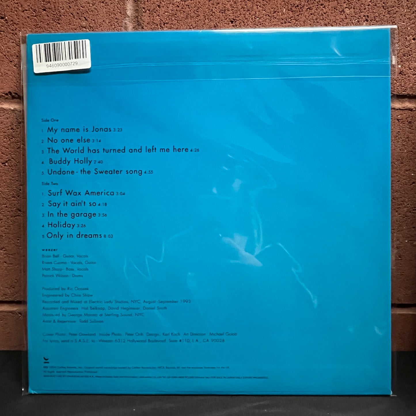 Used Vinyl: Weezer "S/T (Blue Album)" LP (Japanese Press)