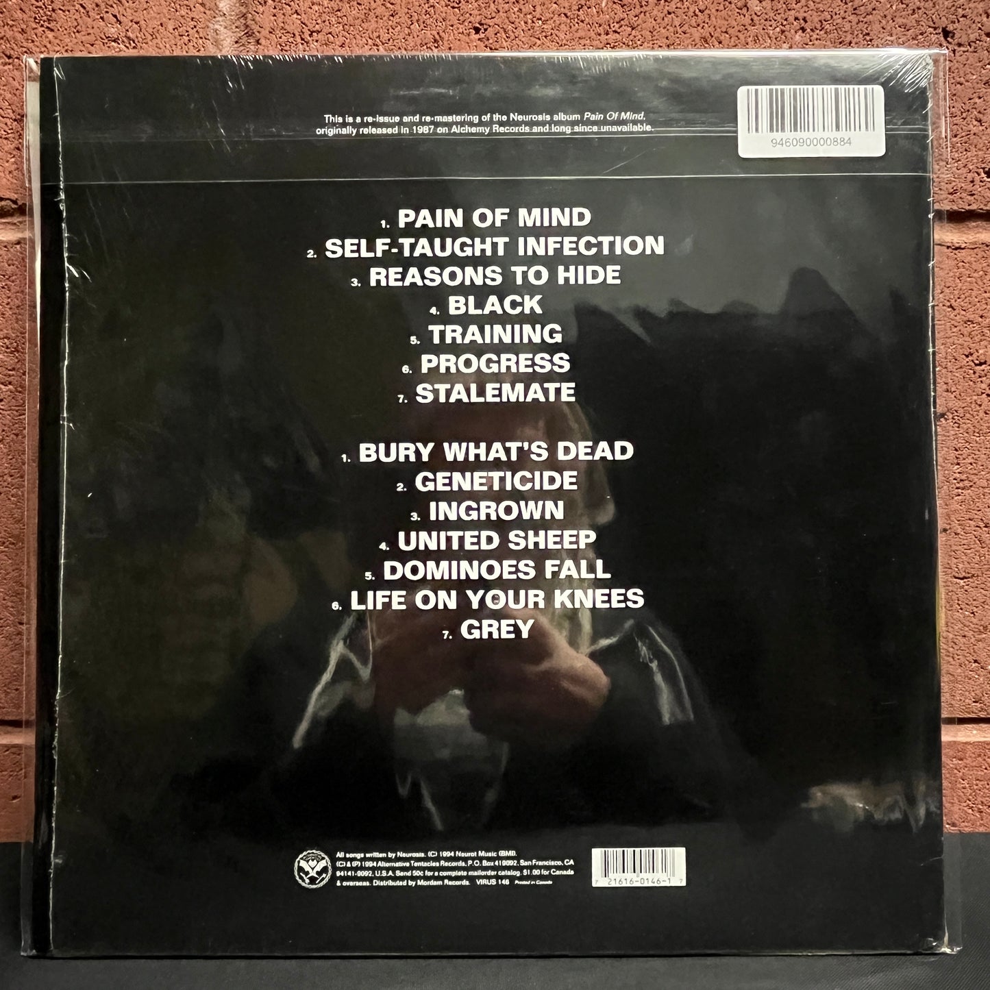 Used Vinyl: Neurosis "Pain Of Mind" LP (Alternative Tentacles Press In Shrink)