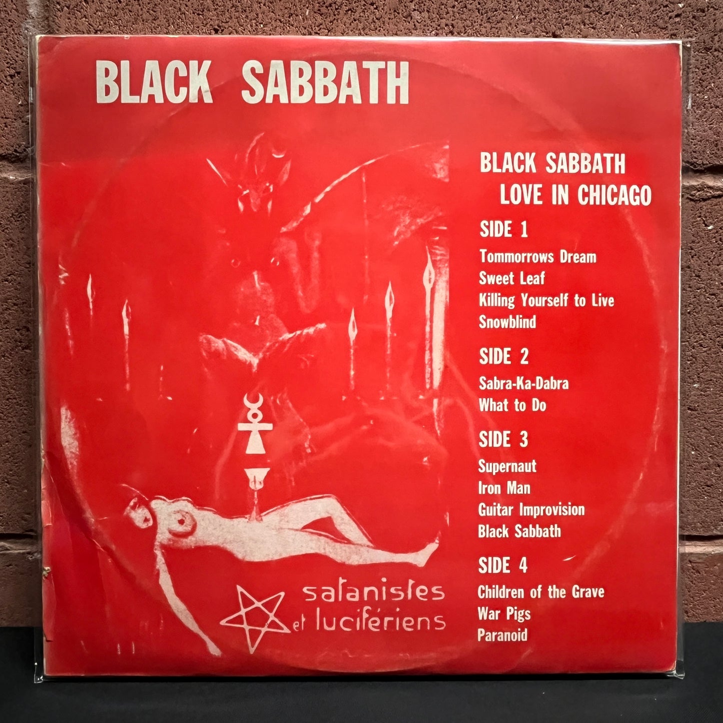 Used Vinyl: Black Sabbath "Love In Chicago" 2xLP (1974 First Press Red Cover)