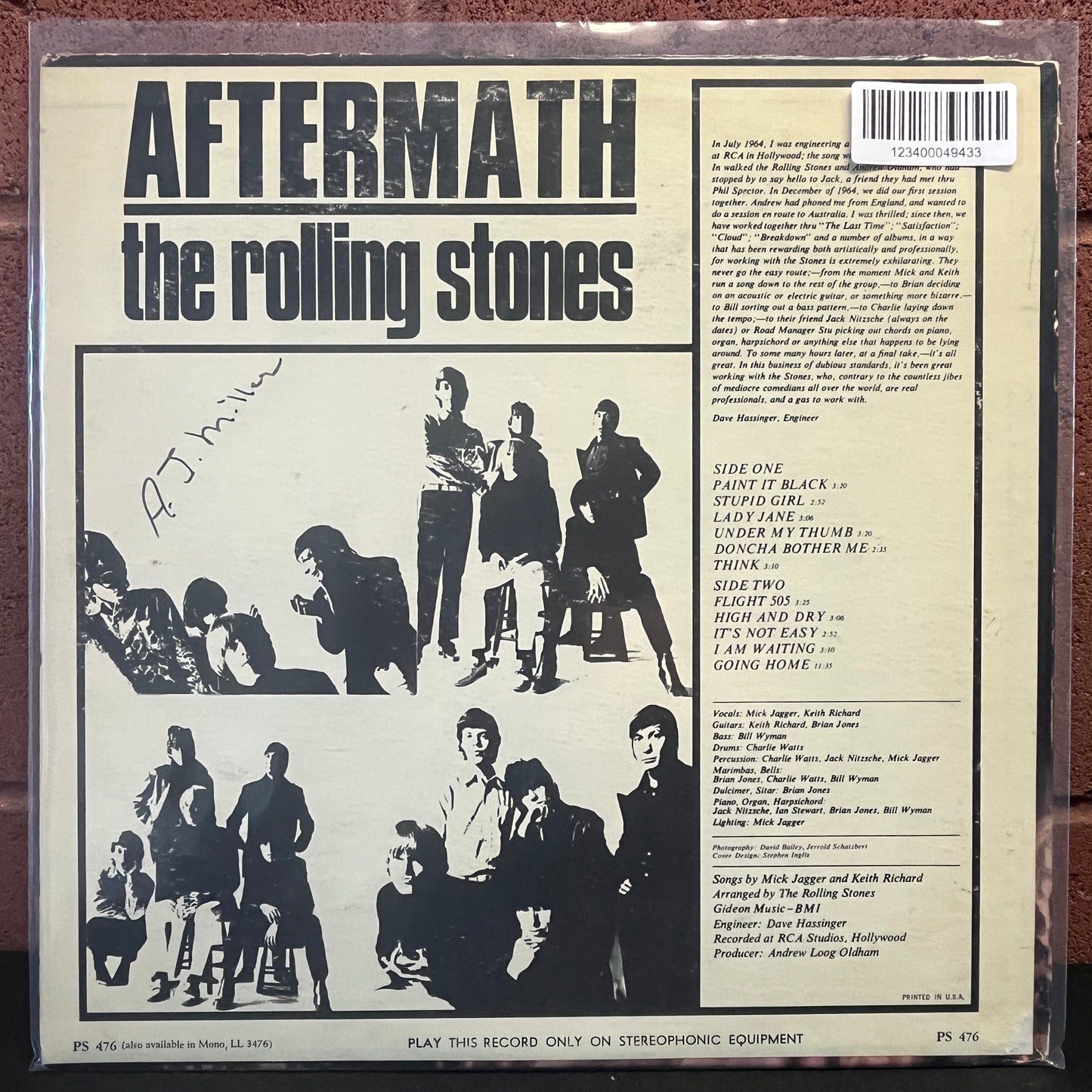 Used Vinyl: Rolling Stones "Aftermath" LP