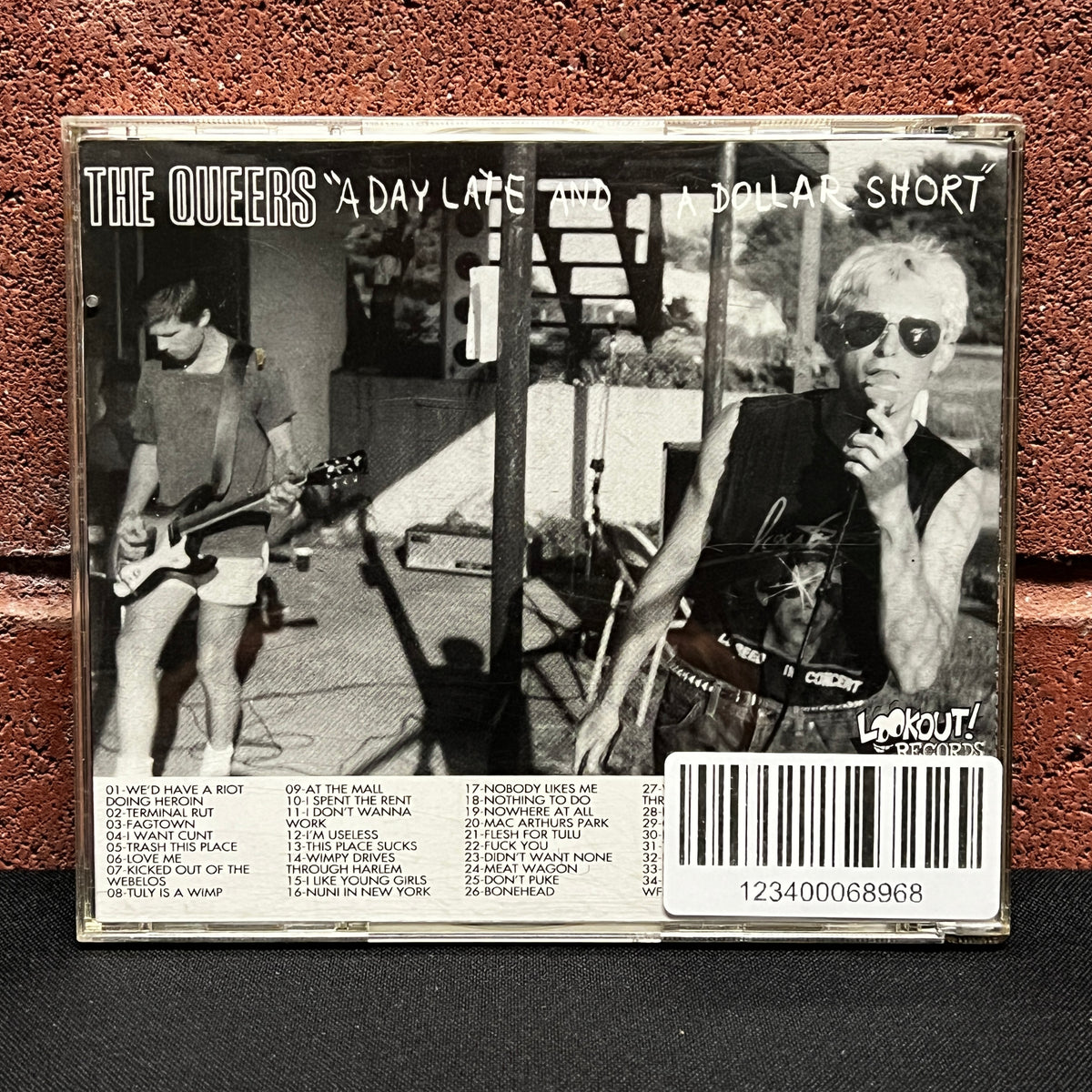 Used CD: The Queers "A Day Late And A Dollar Short" CD (1996 Lookout! Press)