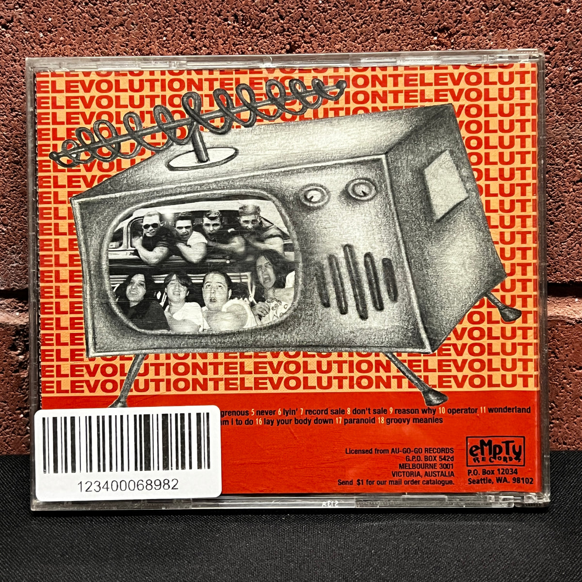 Used CD: The Meanies "Televolution" CD (1994 Press)