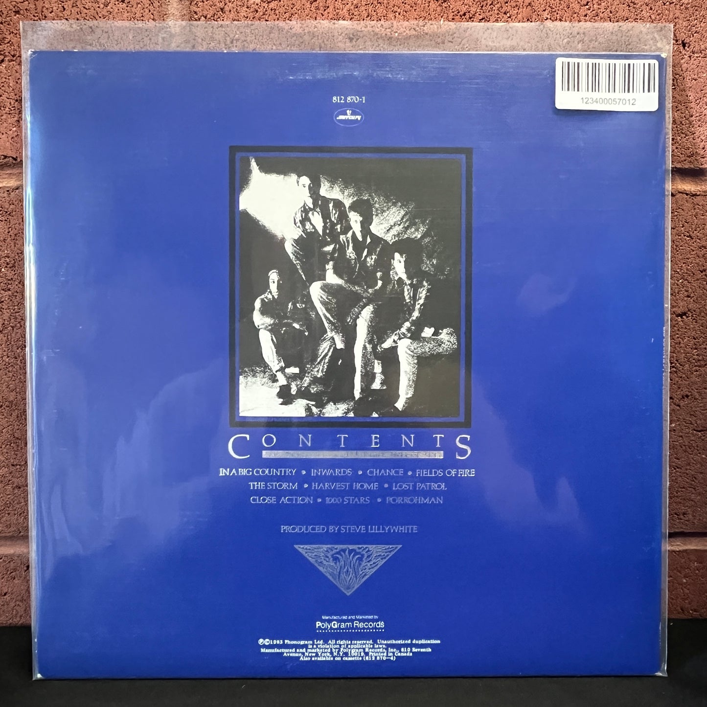 Used Vinyl: Big Country "The Crossing" LP