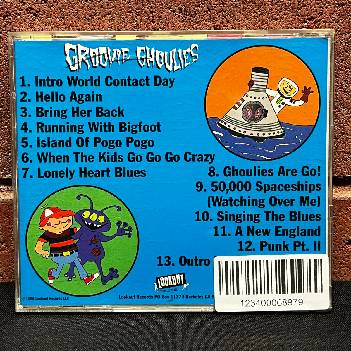 Used CD: Groovie Ghoulies "World Contact Day" CD (1996 Lookout Press)
