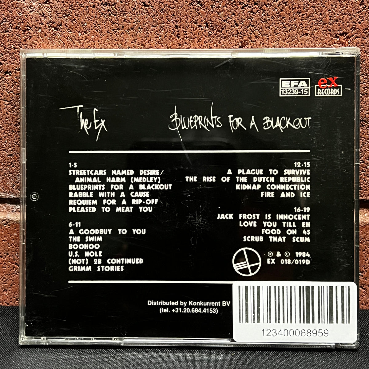 Used CD: The Ex "Blueprints For A Blackout" CD (1992 Press)