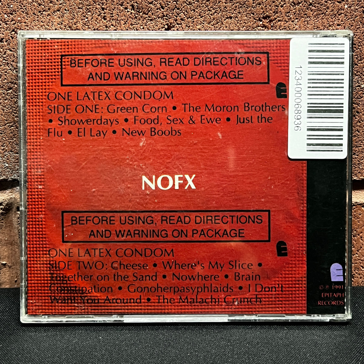 Used CD: NOFX "Ribbed" CD