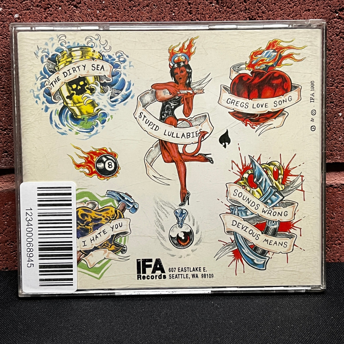 Used CD: Swingin' Utters "The Sounds Wrong E.P." CD (1995 IFA Press)