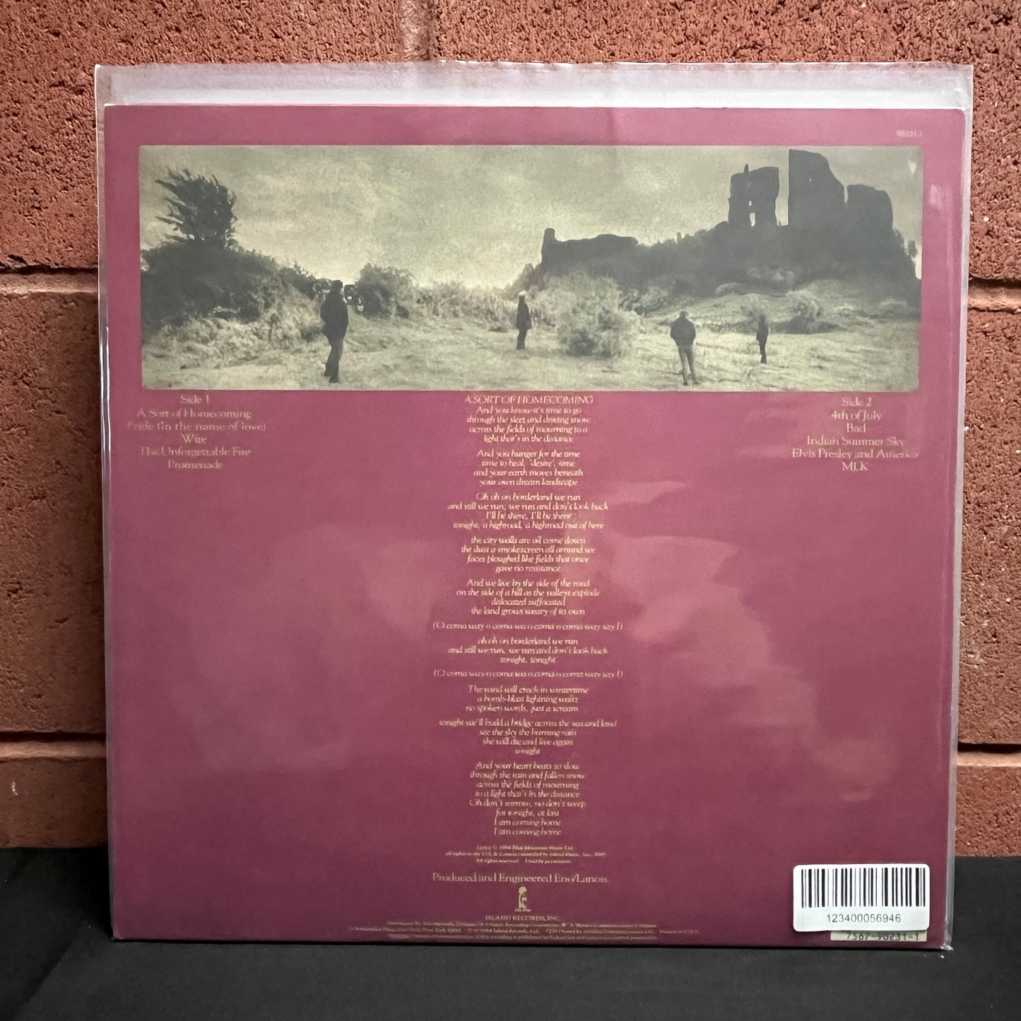 Used Vinyl: U2 "The Unforgettable Fire" LP (1984 Press)