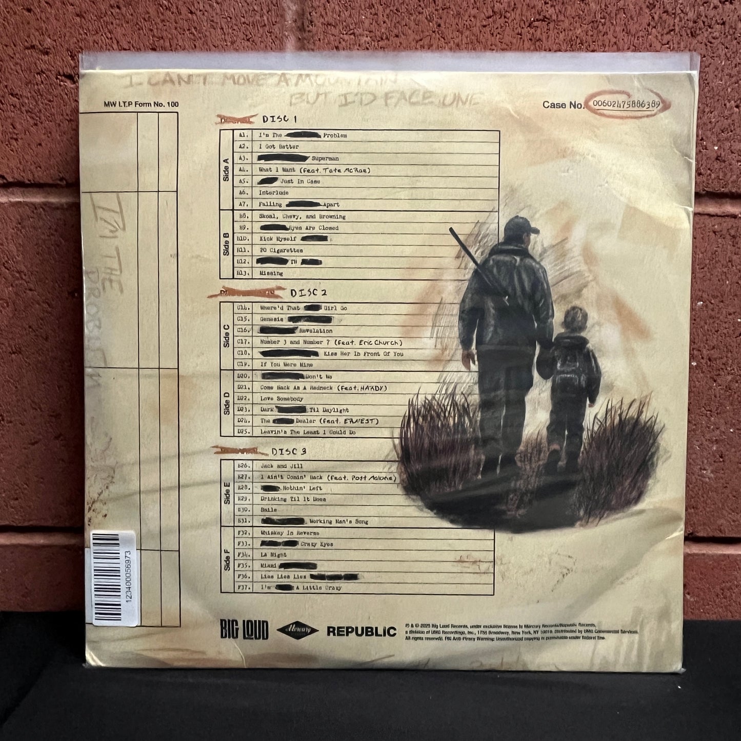 Used Vinyl: Morgan Wallen "I'm The Problem" 3xLP (Brown Vinyl)