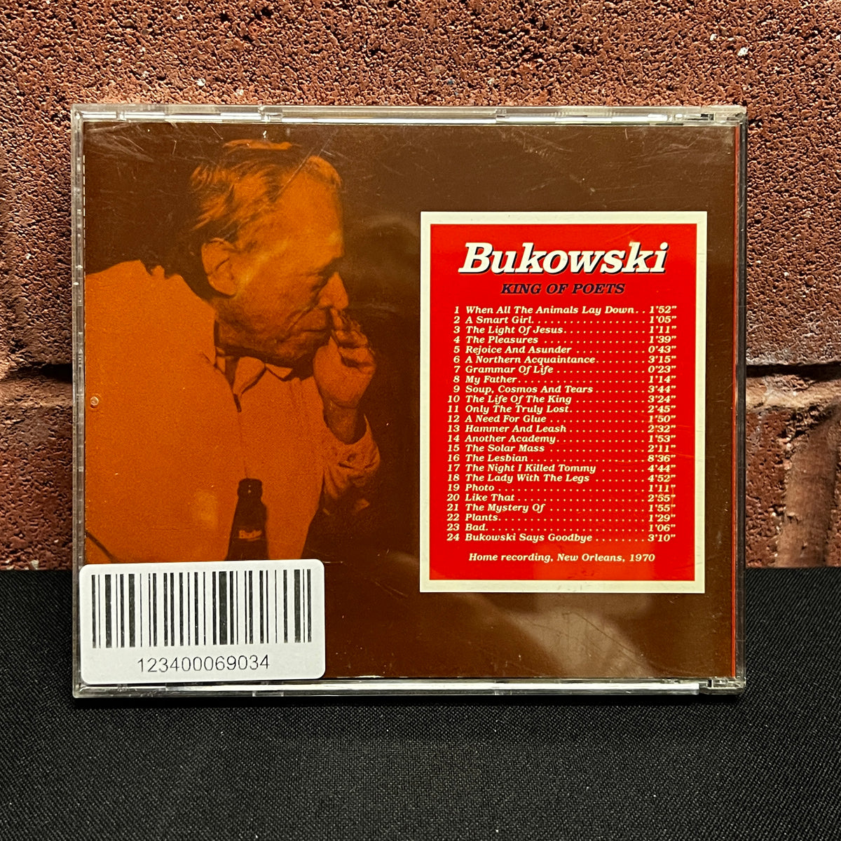 Used CD: Charles Bukowski "King of Poets" CD