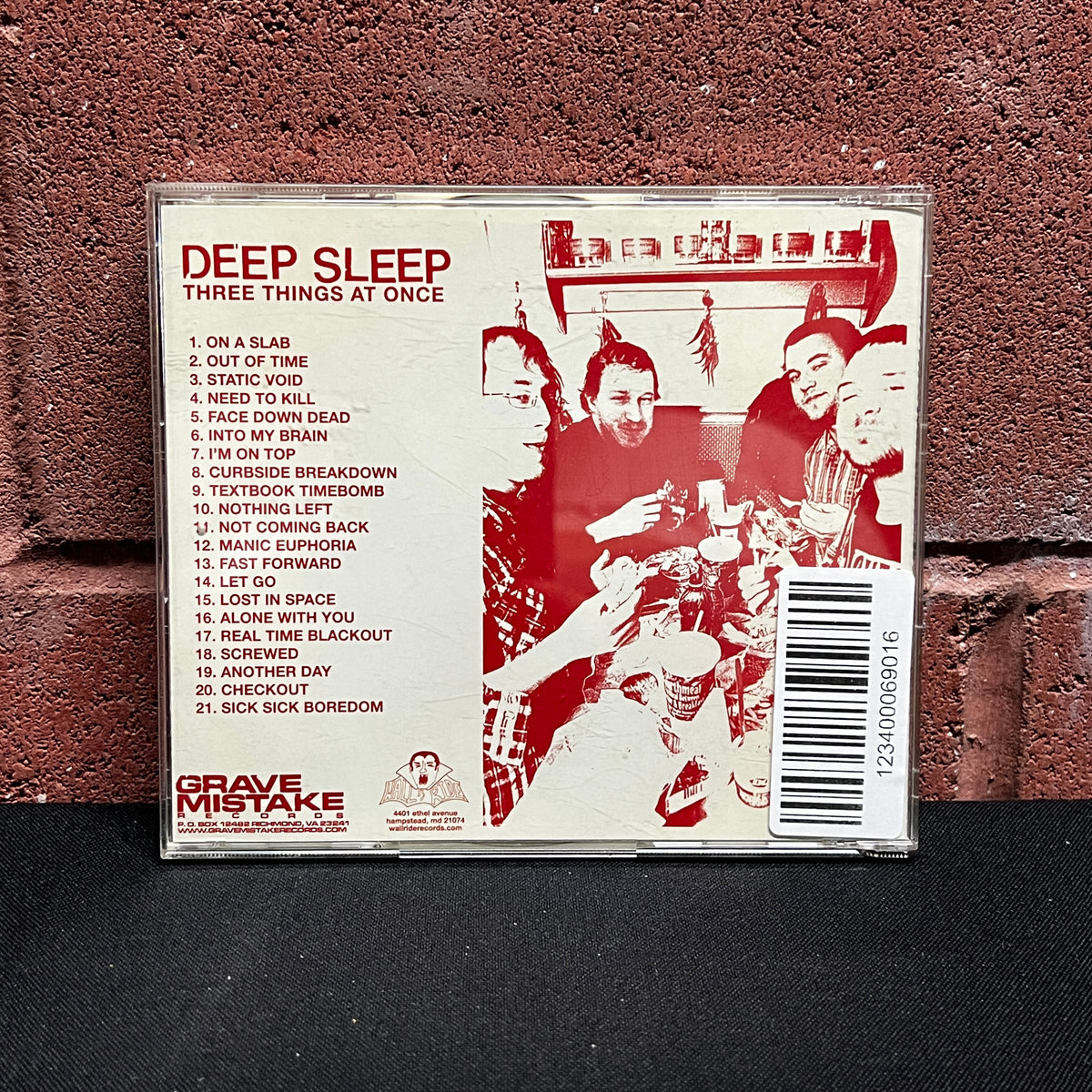 Used CD: Deep Sleep "Three Things At Once" CD