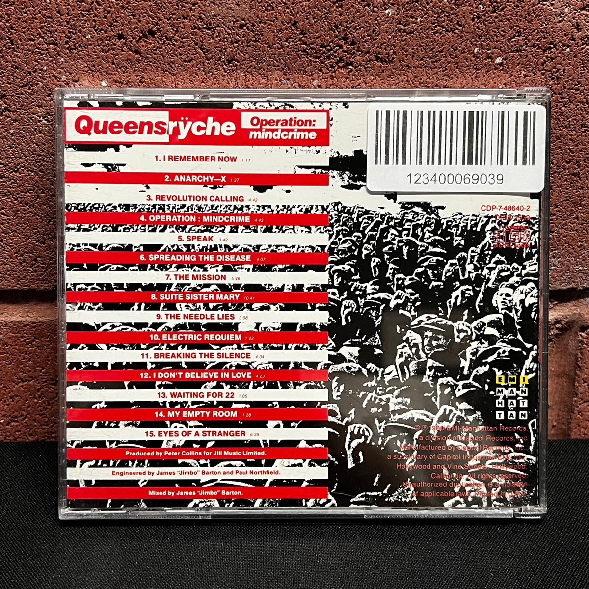 Used CD: Queensryche "Operation: Mindcrime" CD