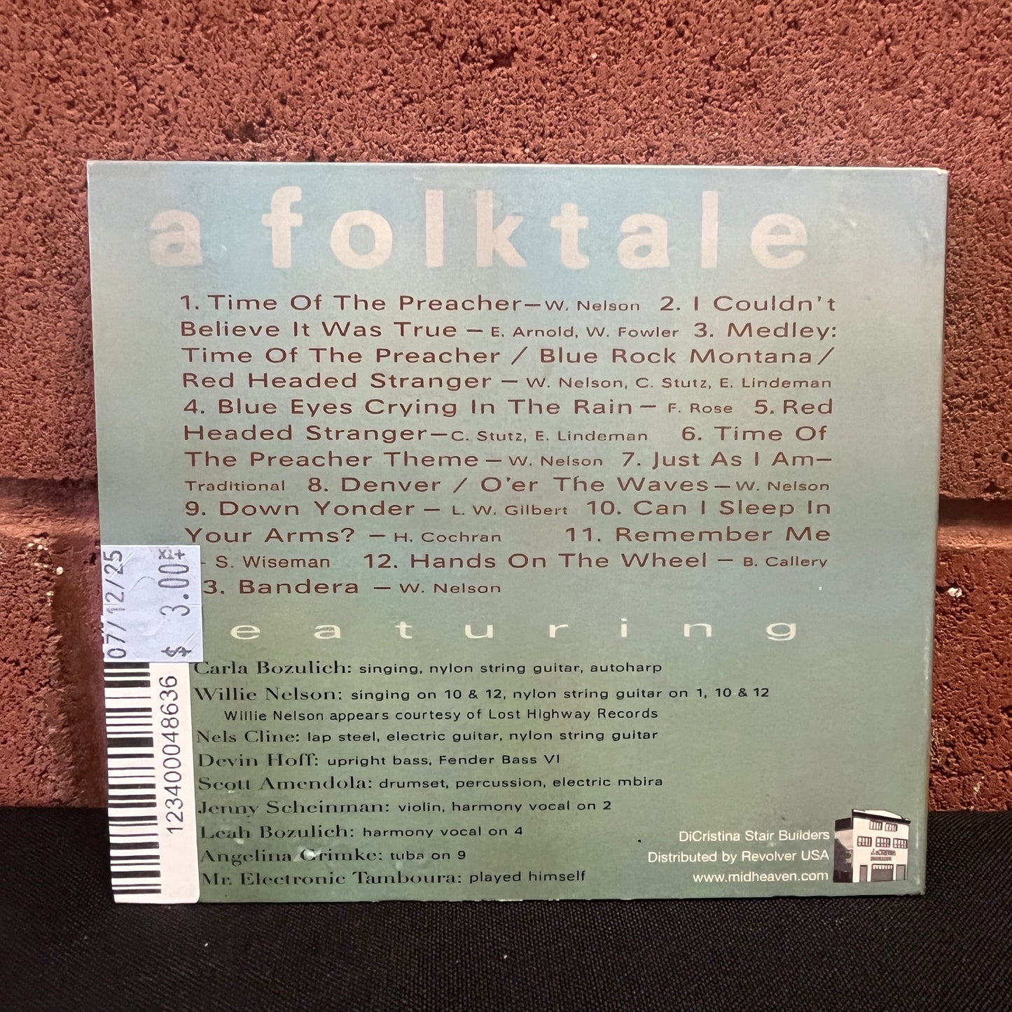 Used CD: Carla Bozulich "Red Headed Stranger" CD