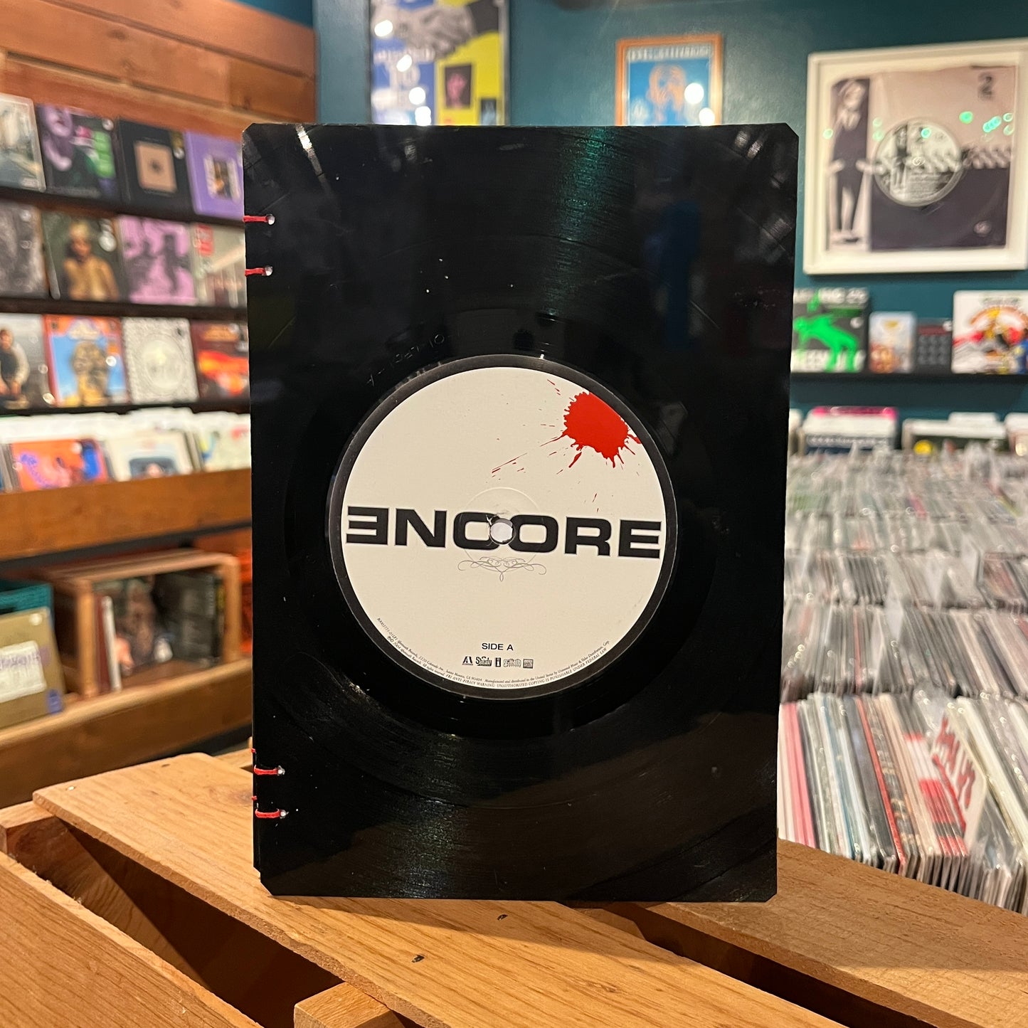 Eminem "Encore" Recycled Vinyl Journal
