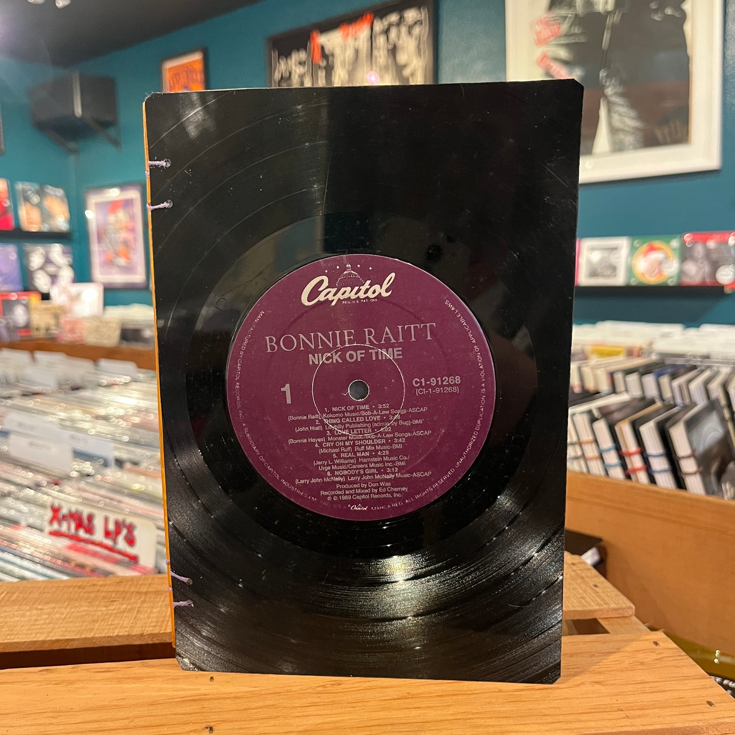 K.D. Lang / Bonnie Raitt Recycled Vinyl Journal