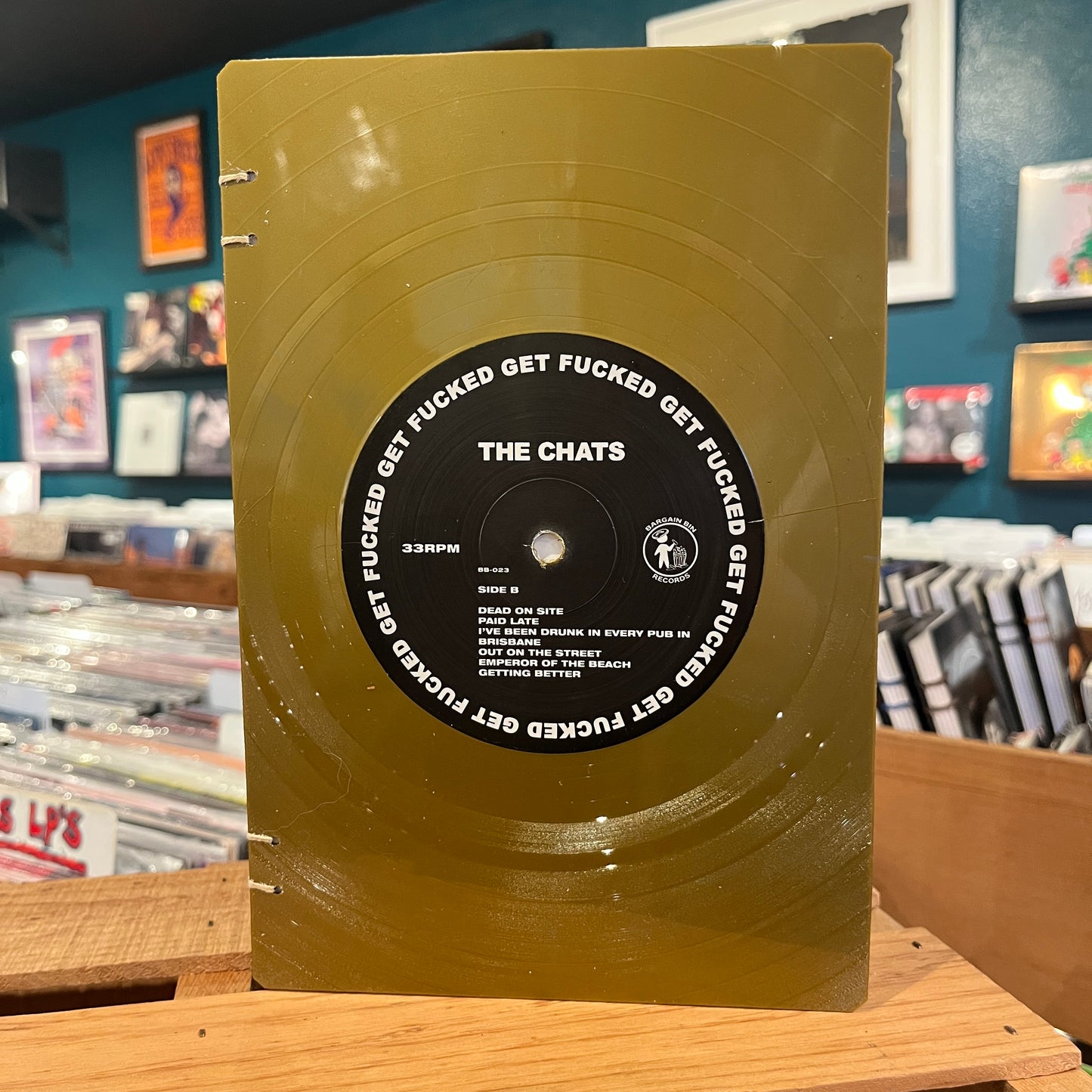 The Chats "Get Fucked" Recycled Vinyl Journal