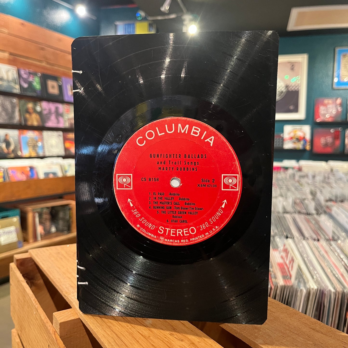 George Jones / Marty Robbins Recycled Vinyl Journal