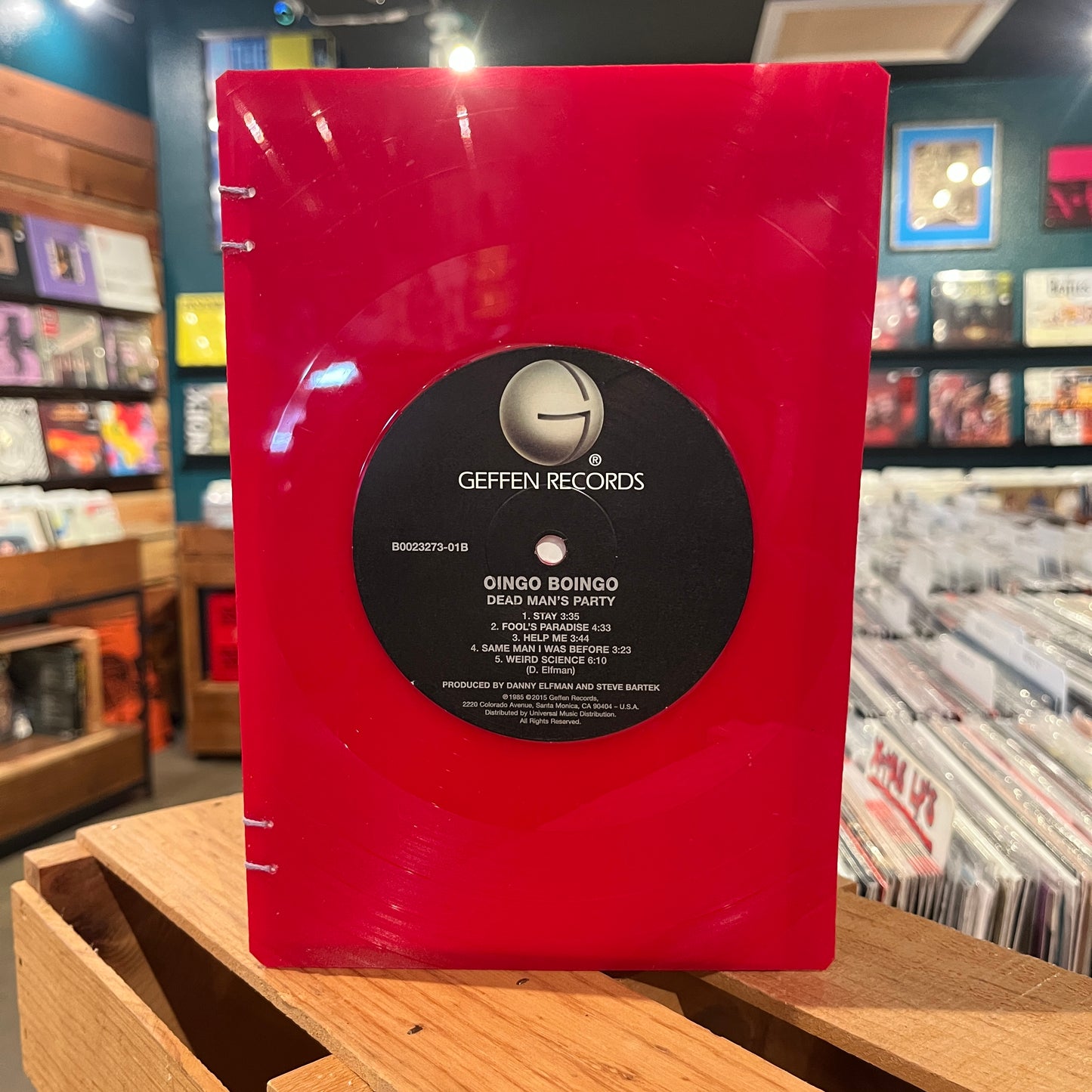 Disneyland Chilling, Thrilling Sounds Of The Haunted House / Oingo Boingo Recycled Vinyl Journal