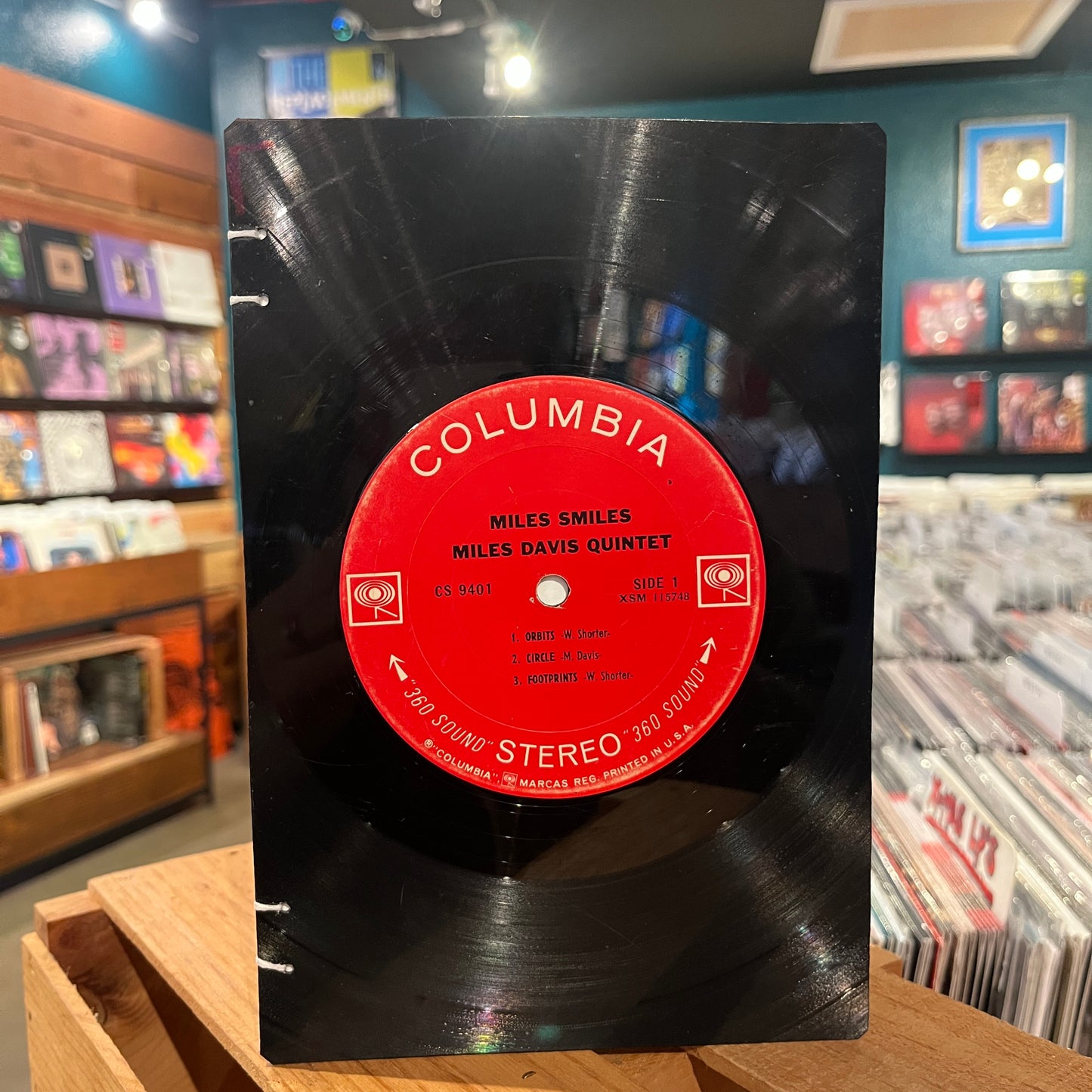 Miles Davis Recycled Vinyl Journal